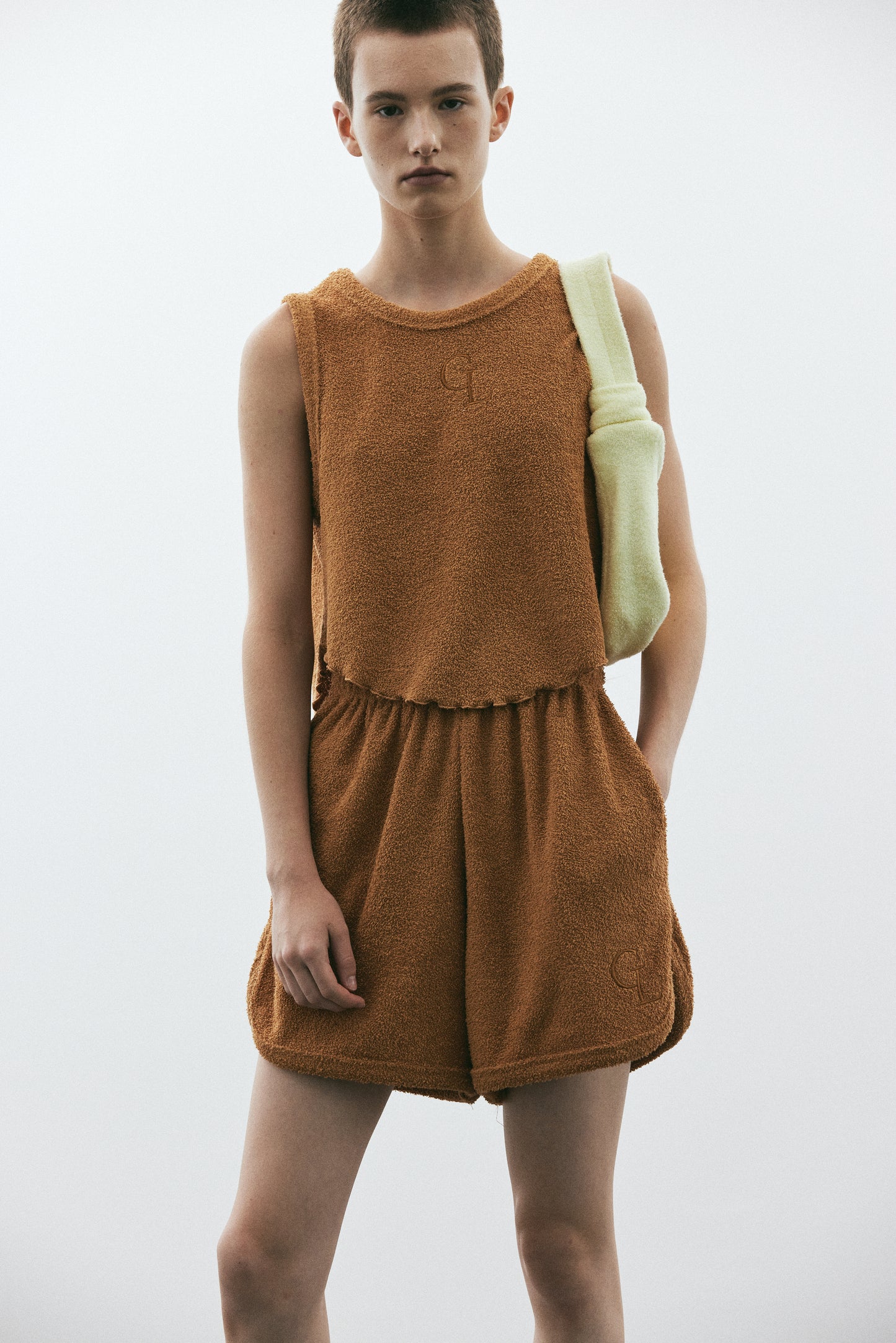 Terrycloth Sporty Tank, Copper