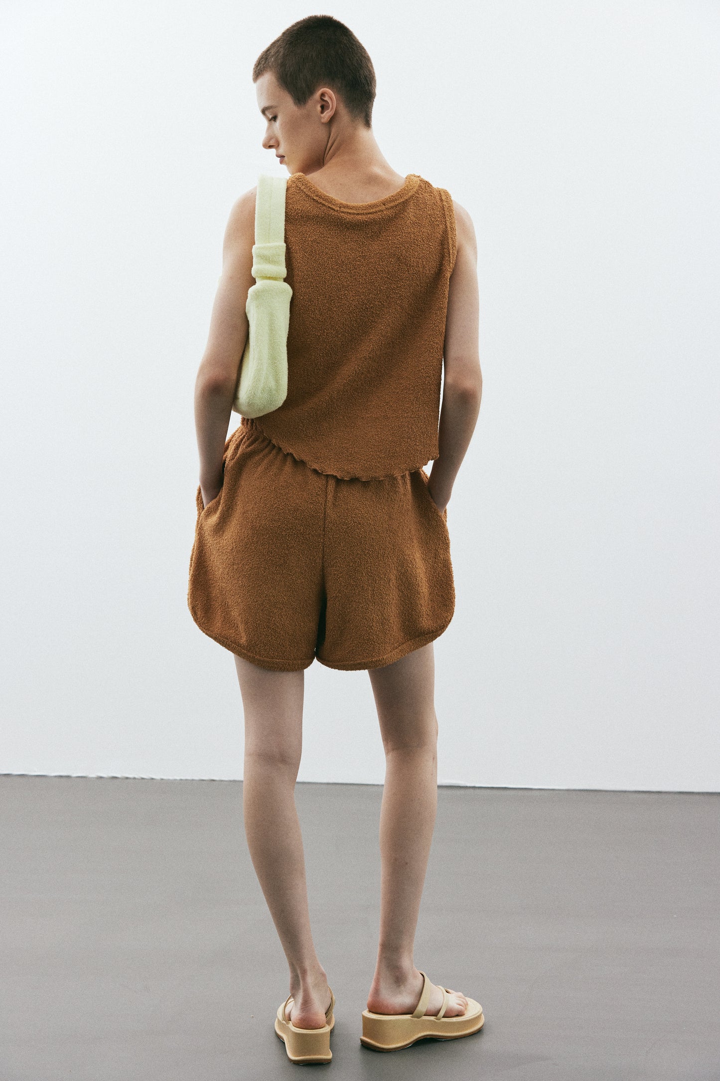 Terrycloth Sporty Tank, Copper