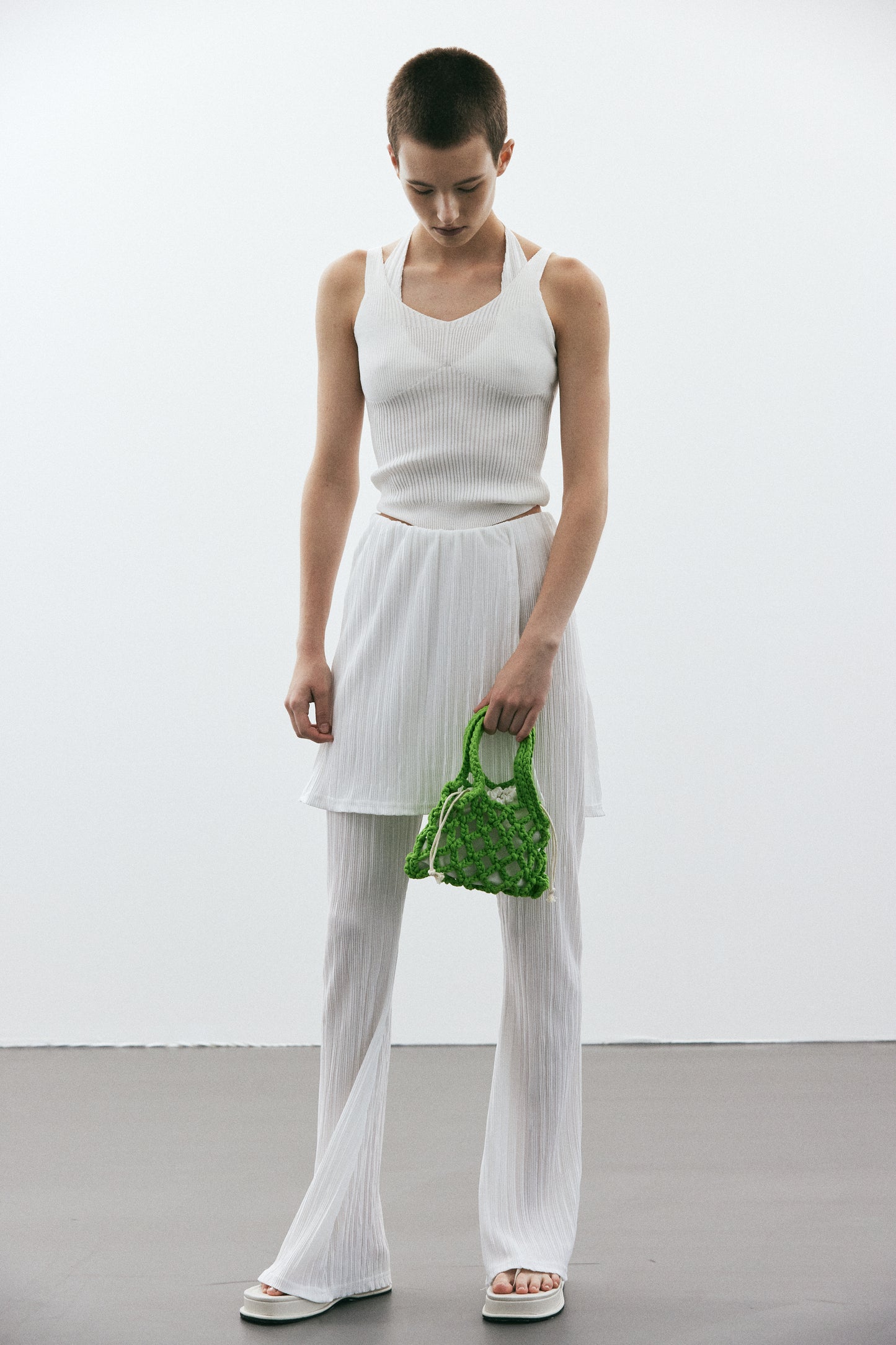 Crochet Micro Bag, Lime
