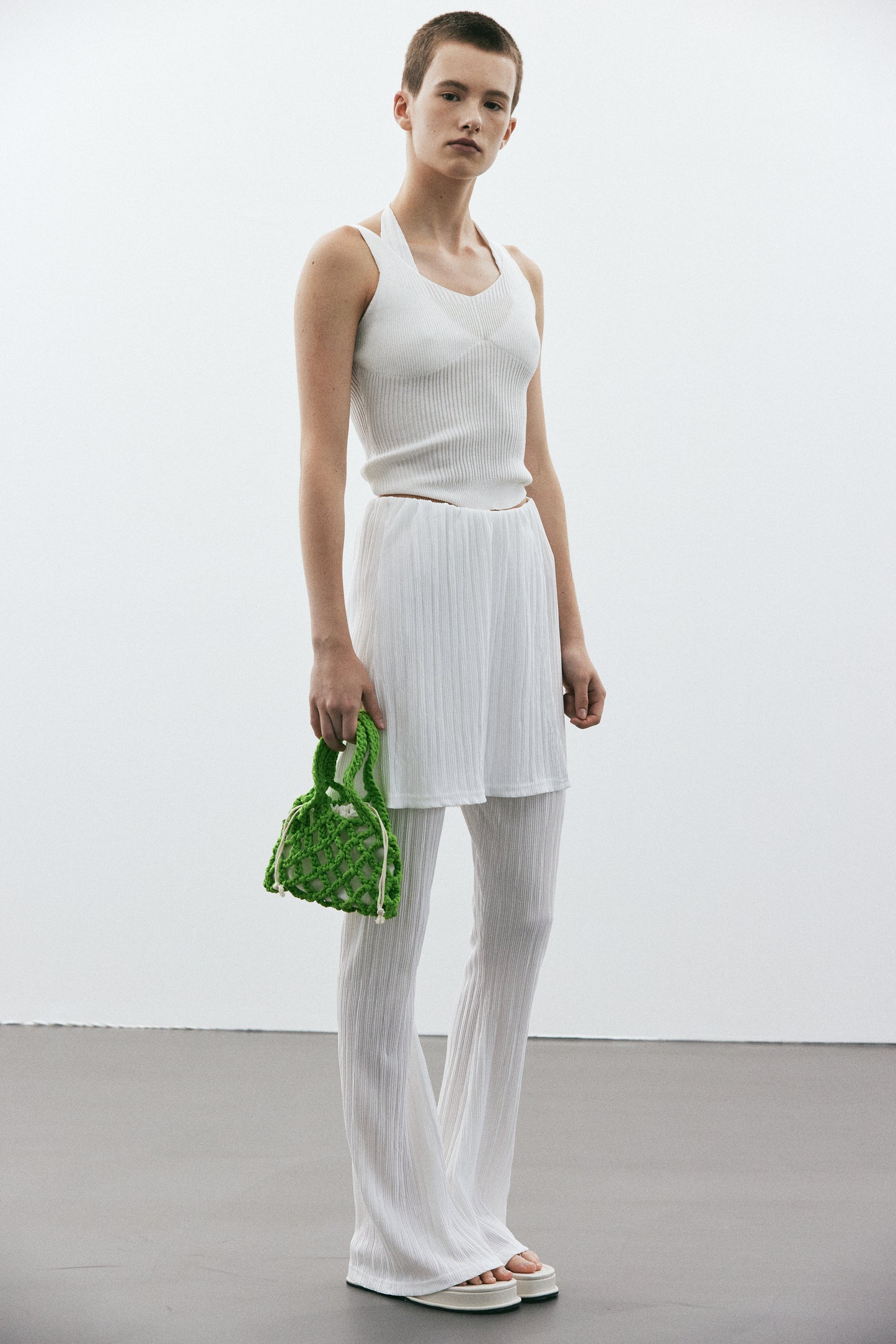 Crochet Micro Bag, Lime