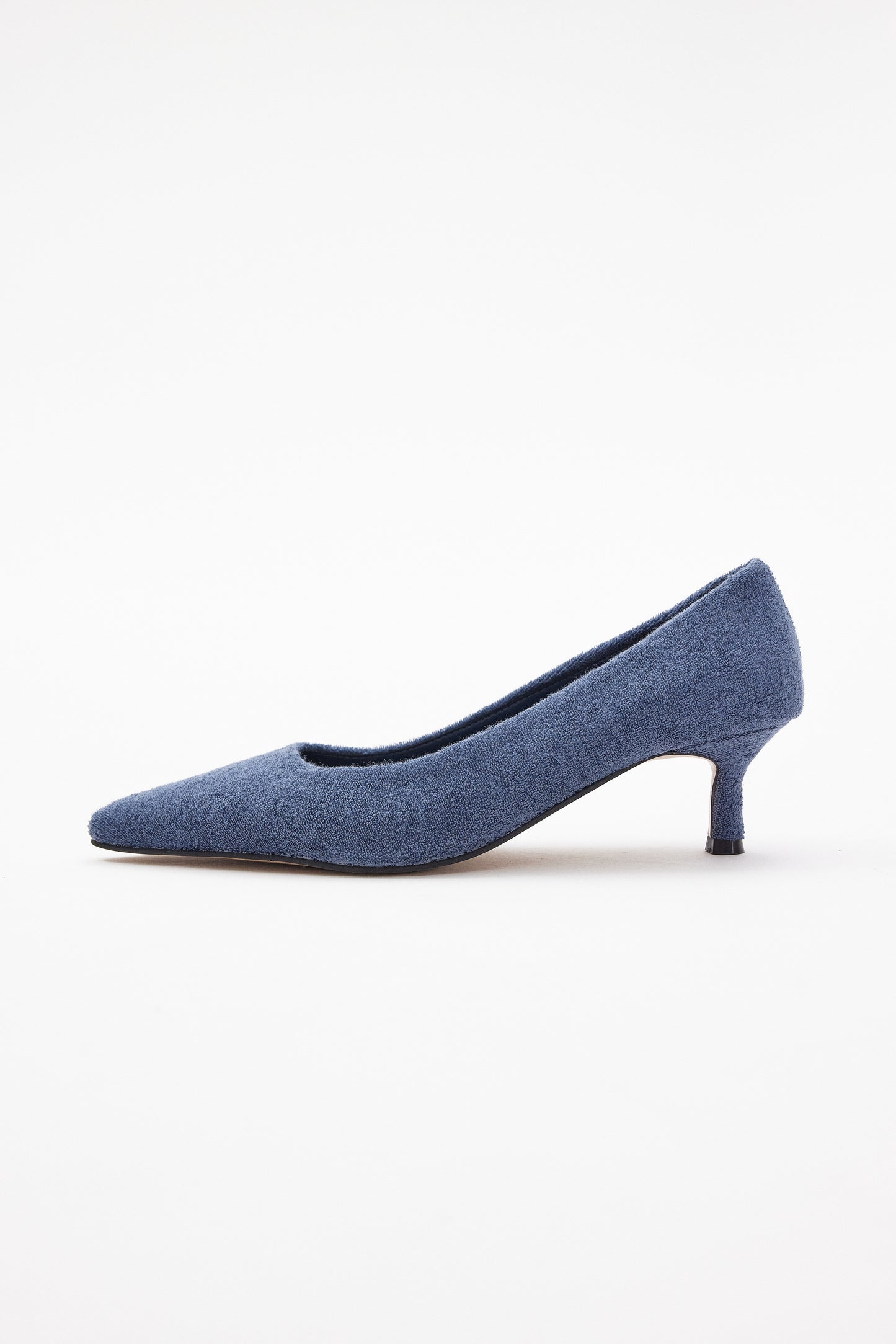 Terry Cloth Pumps, Dark Cerulean