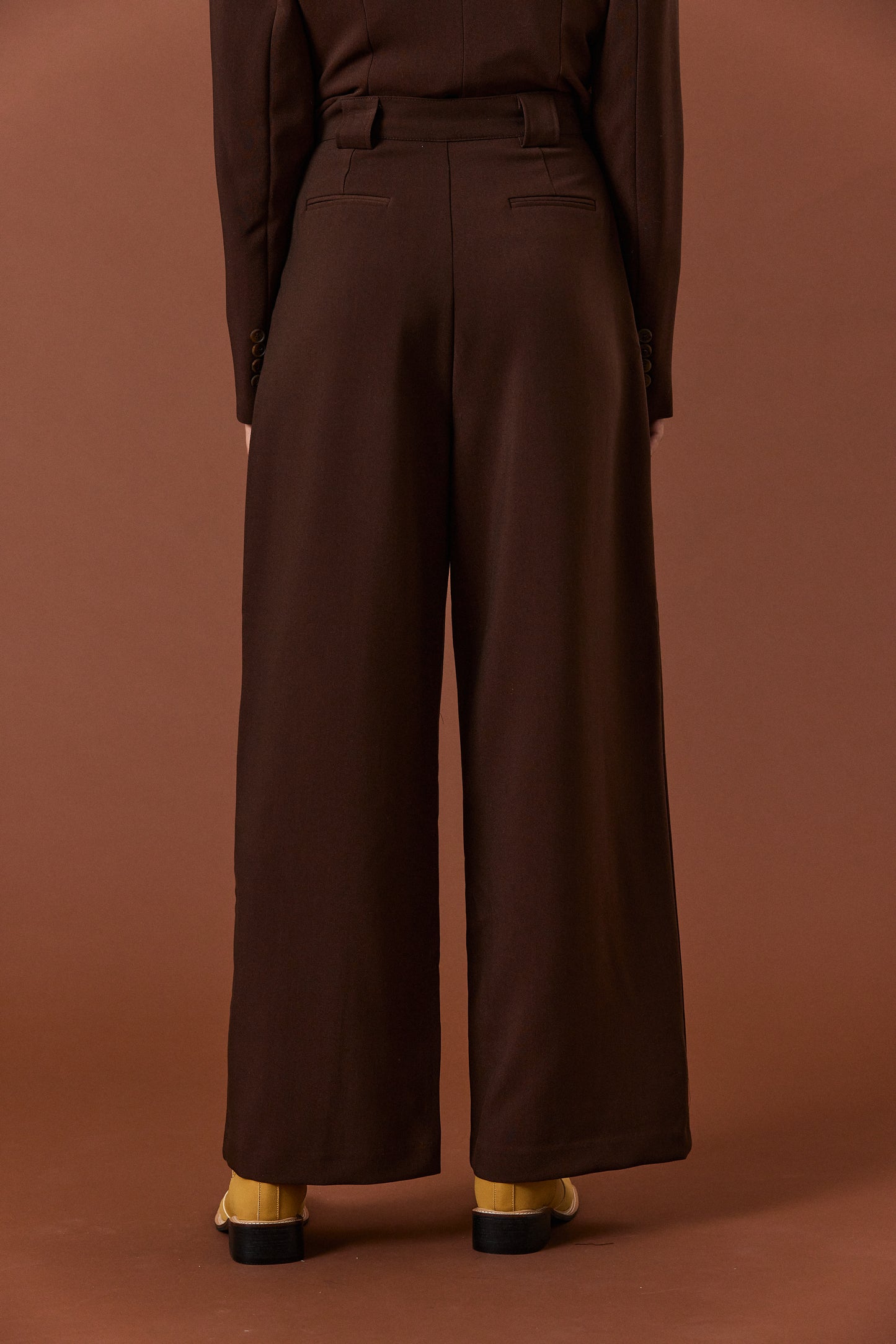 Welt Pocket Suit Trousers, Hickory