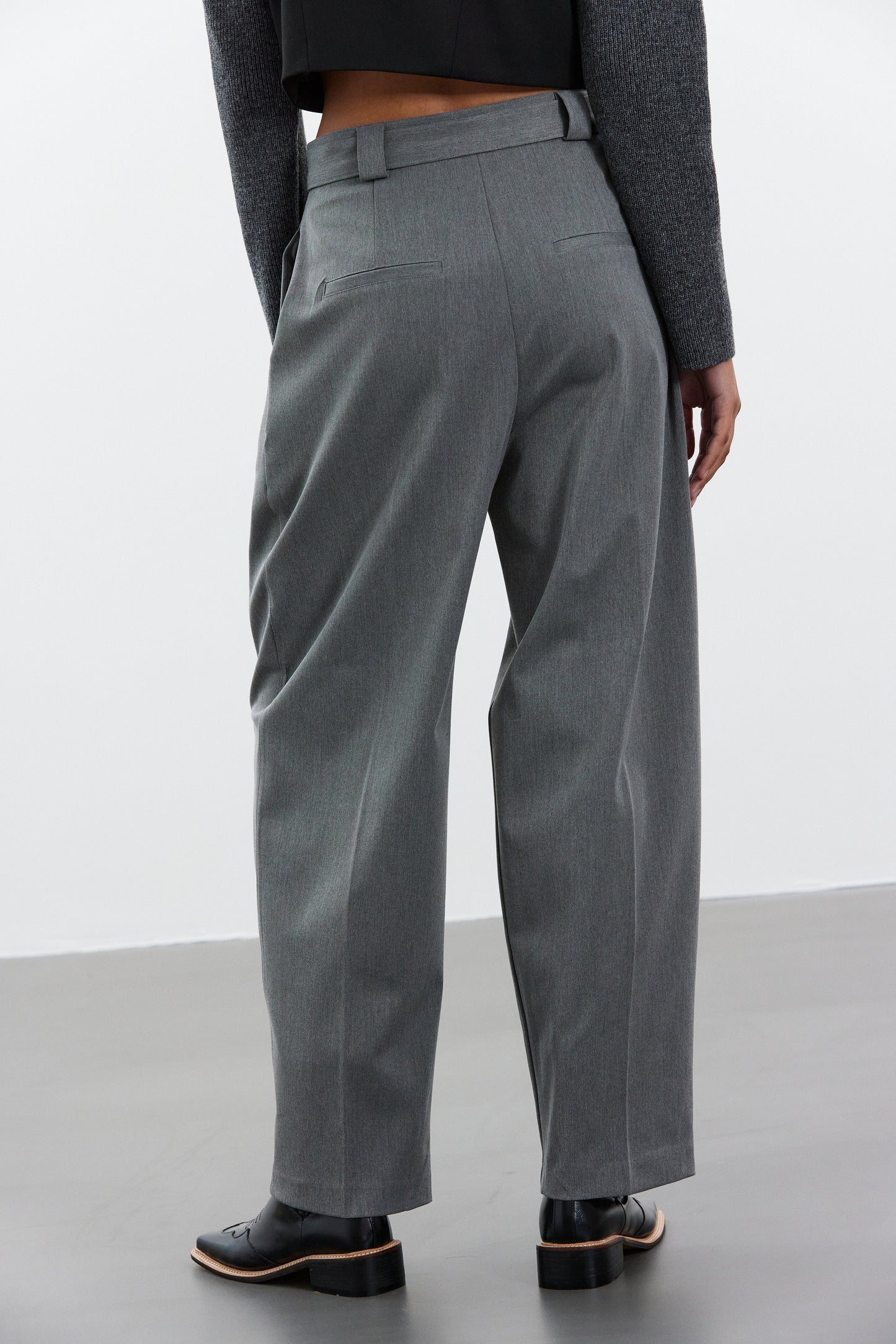 Relaxed Belt Suiting Trouser, Anchor