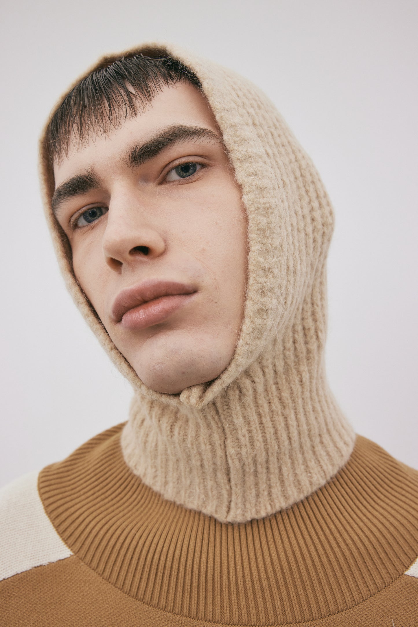 Merino Wool Balaclava, Natural