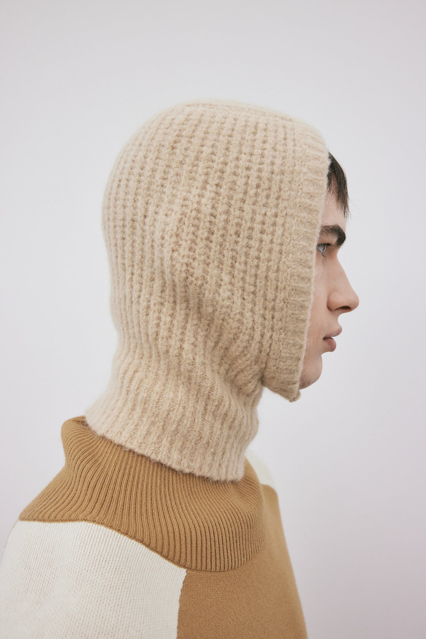 Merino Wool Balaclava, Natural