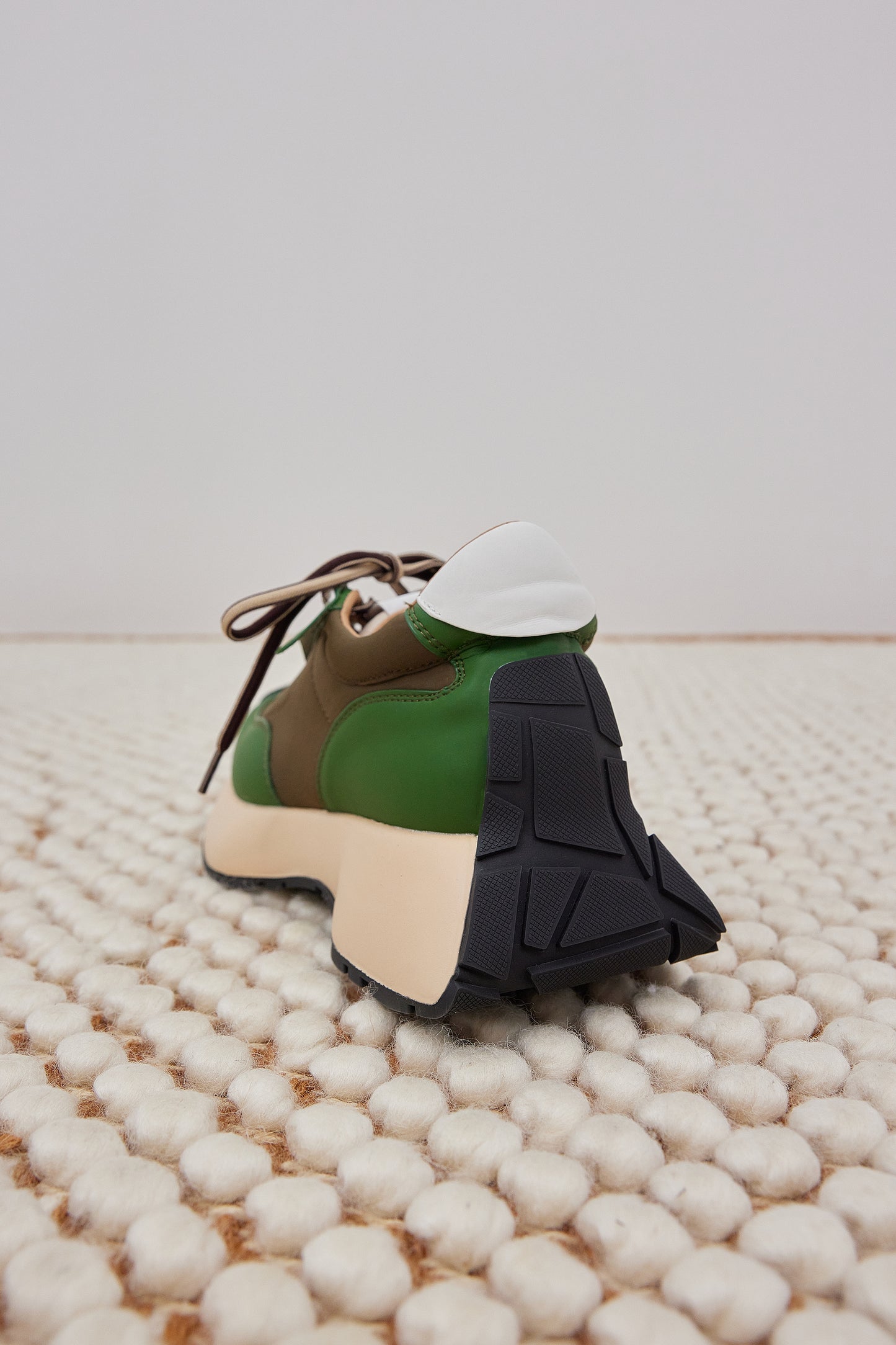 Combination Soft Sneakers, Green Combo