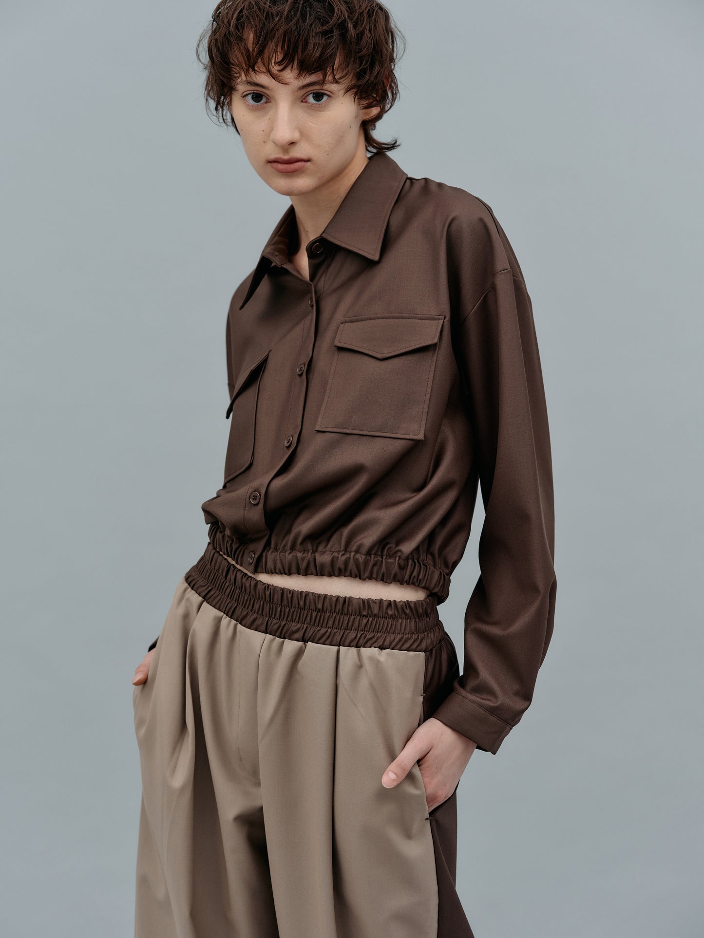 Plush Cargo Shirt, Hickory