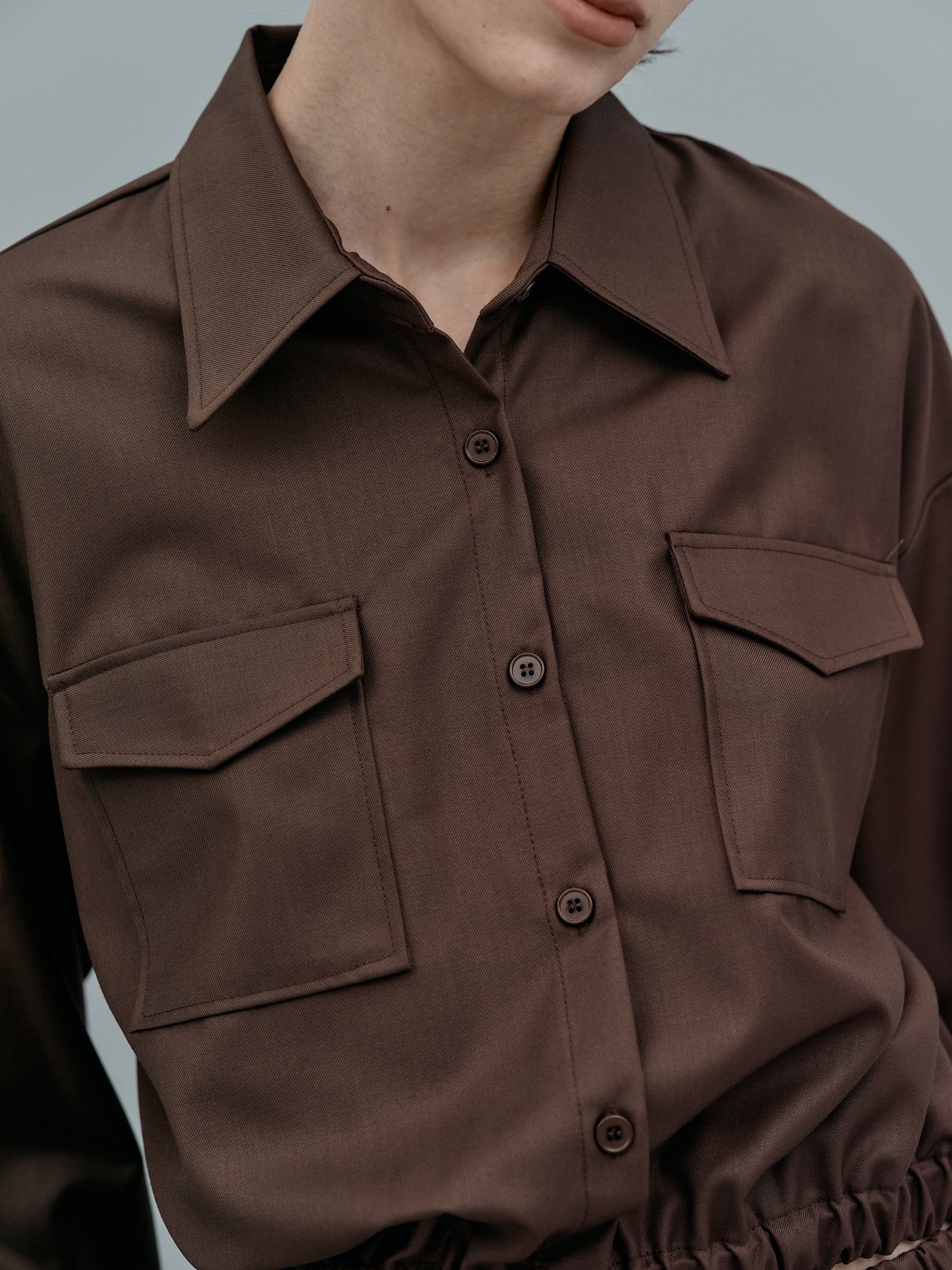 Plush Cargo Shirt, Hickory