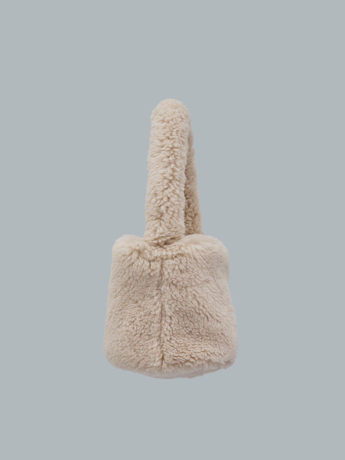 Fleece Cylinder Mini Bag, Chai Tea Latte