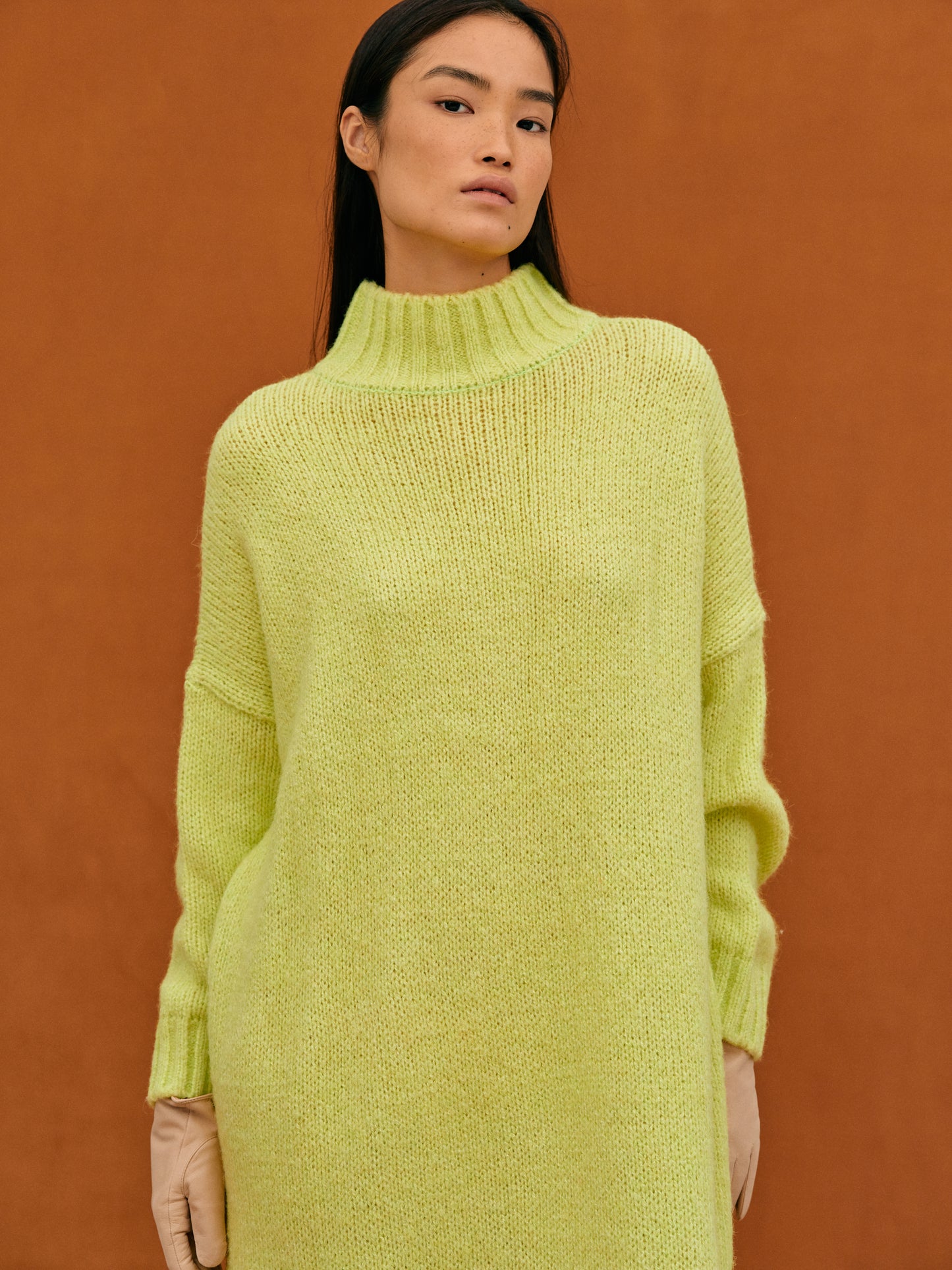 Oversized Pullover Dress, Lemon