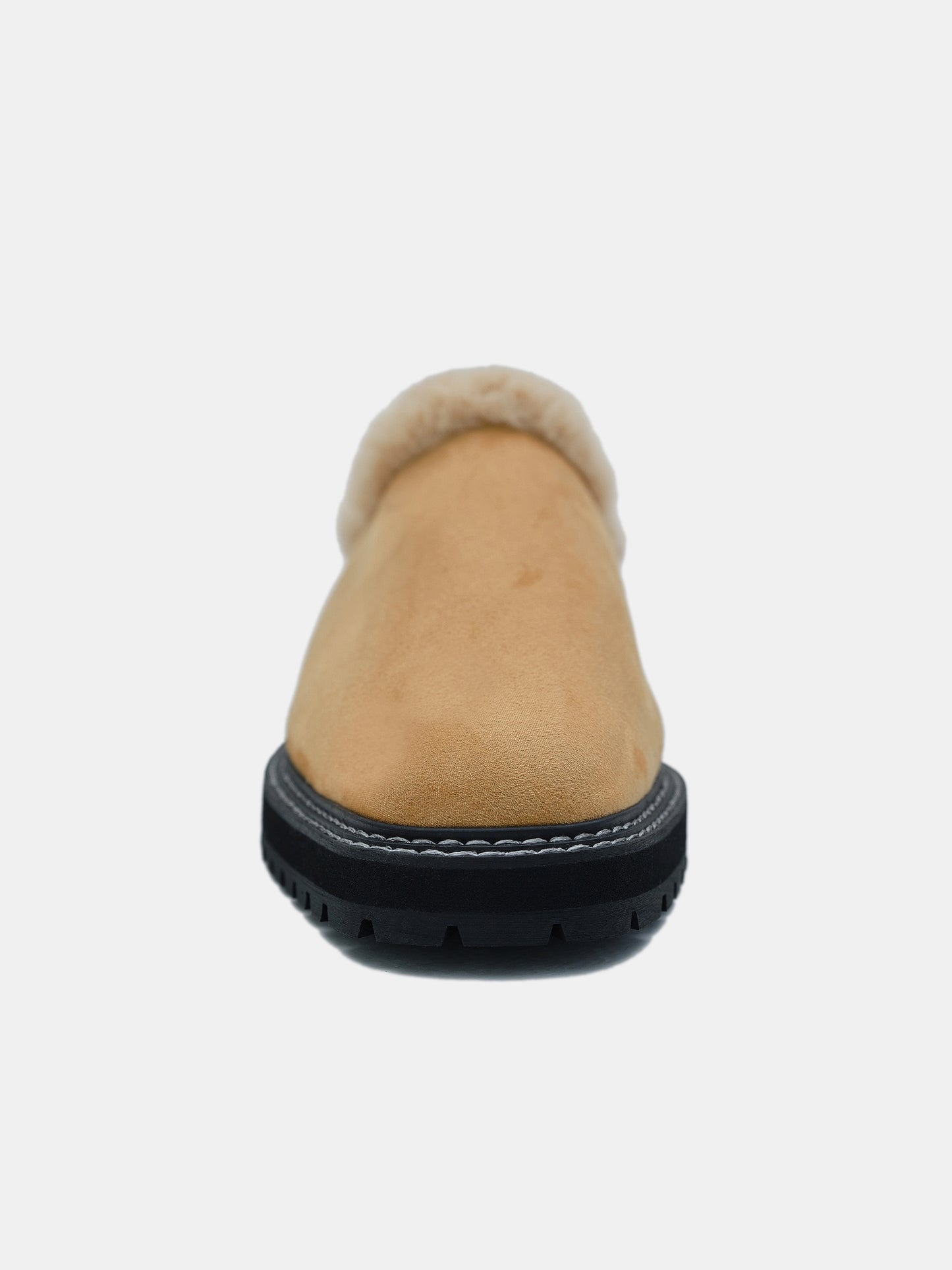 Shearling Lug Sole Mule, Harvest
