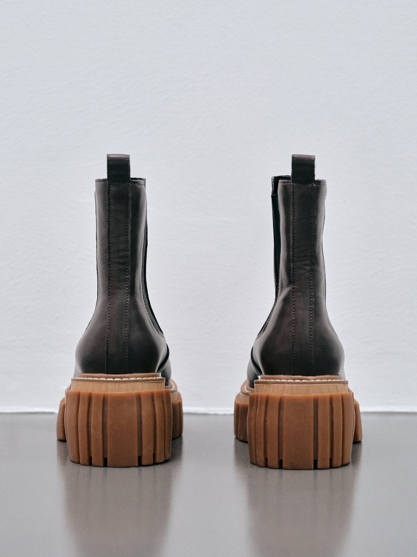 Heeled Chelsea Boots, Espresso
