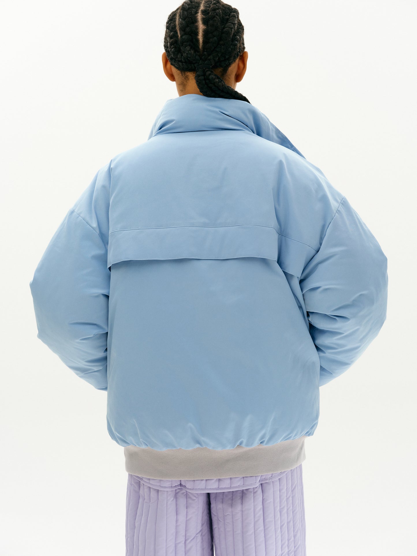 Reversible Puffer, Metal & Sky