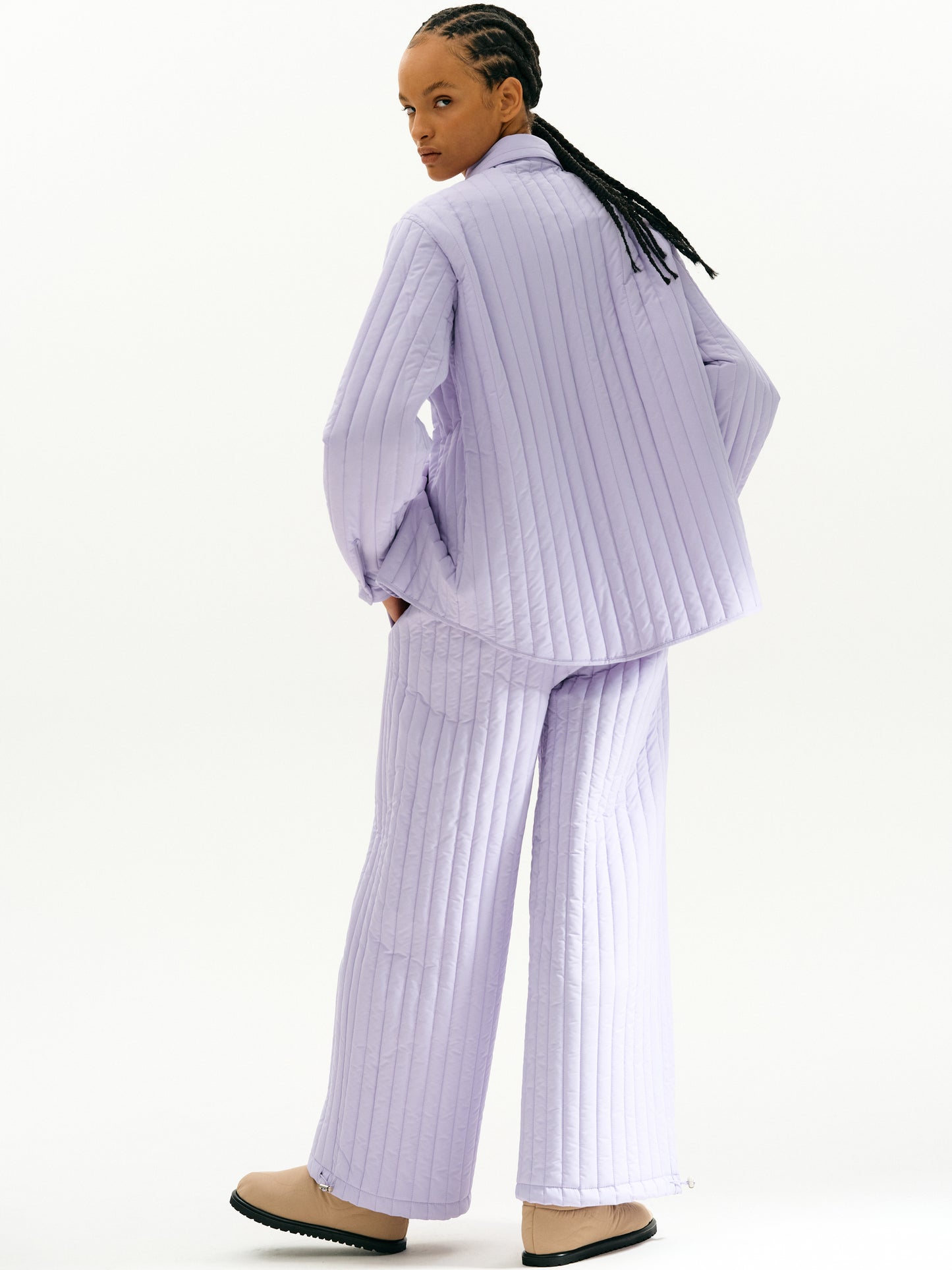 Puffer Overshirt, Petal