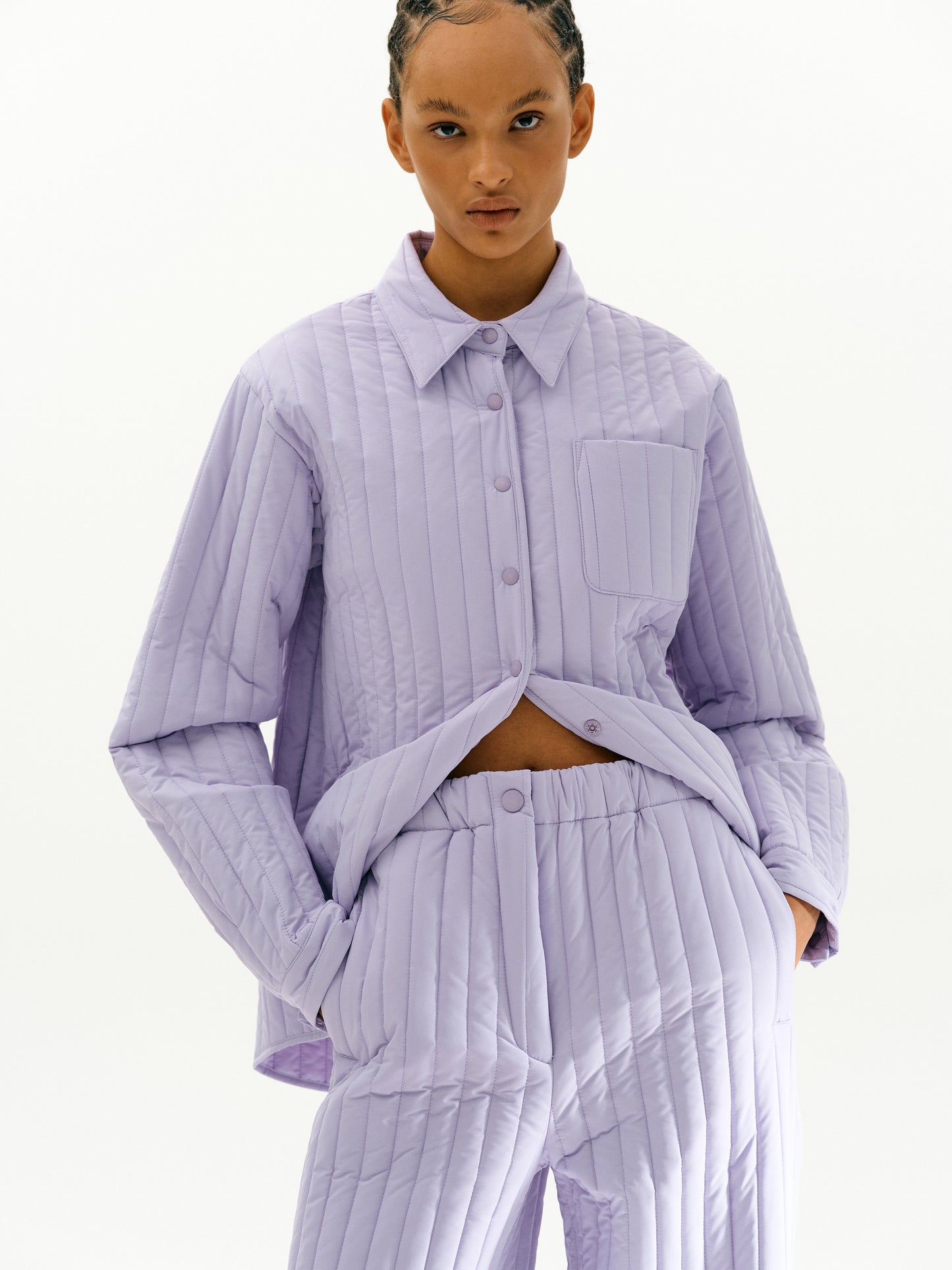 Puffer Overshirt, Petal