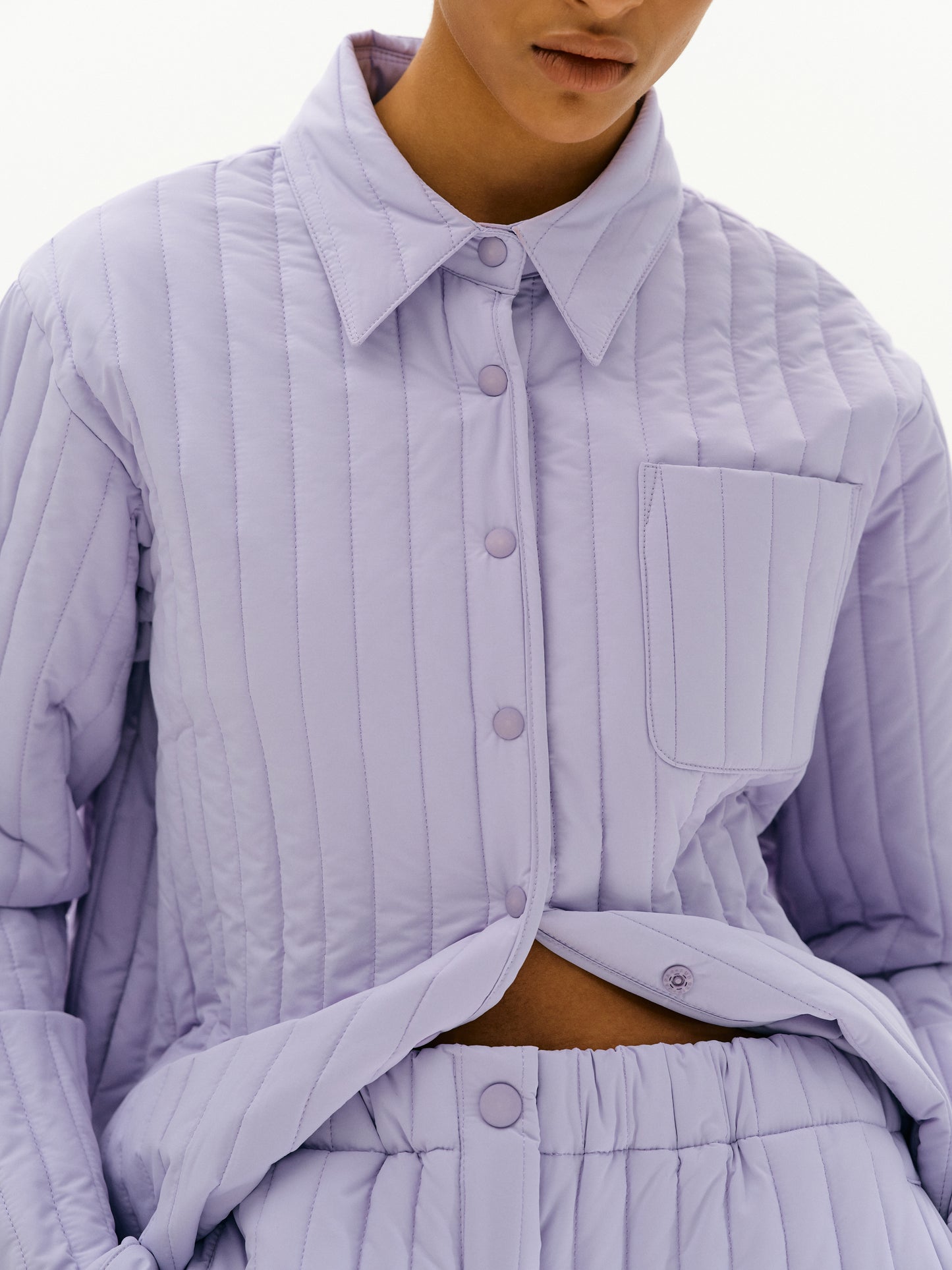 Puffer Overshirt, Petal
