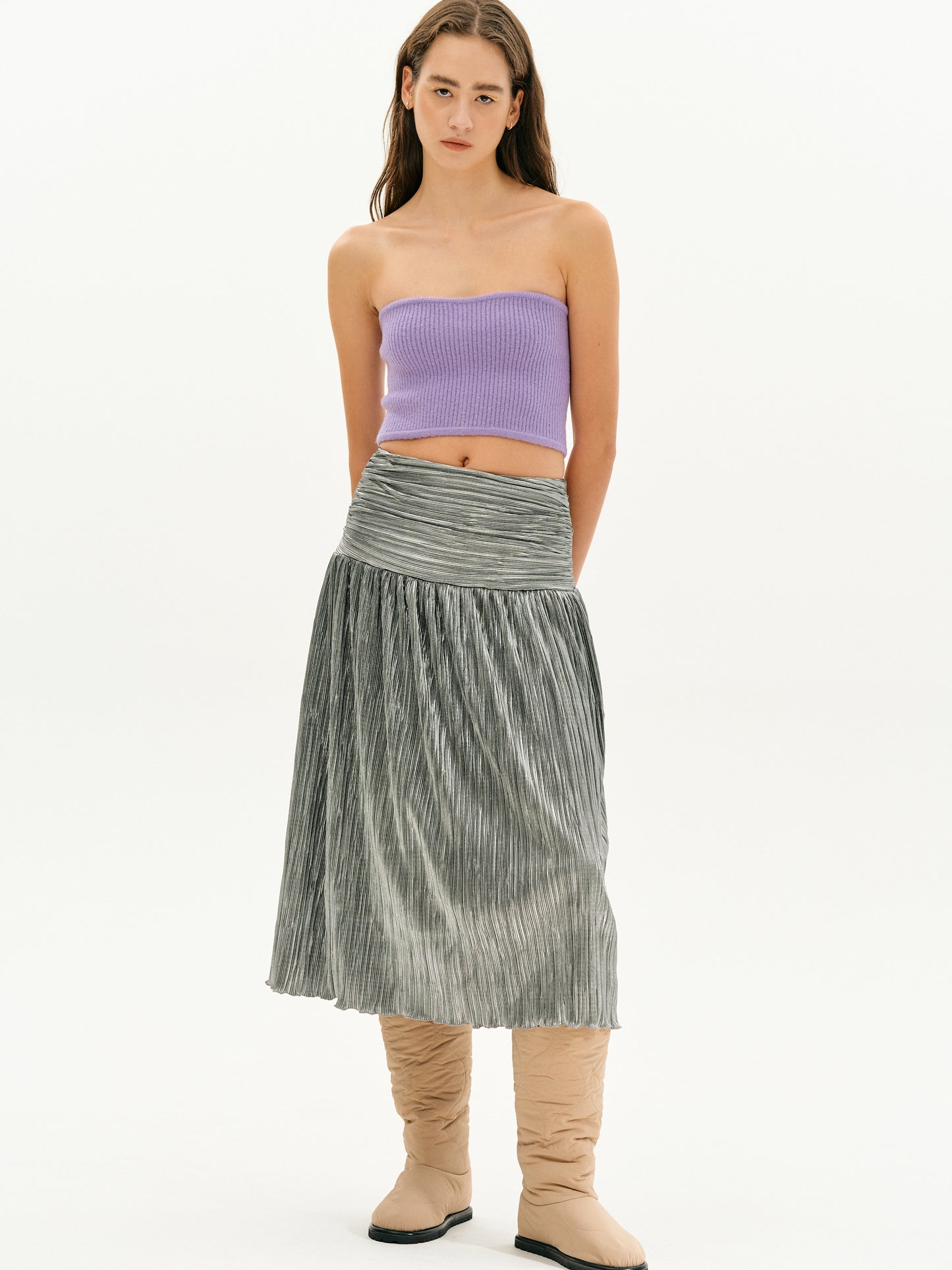 Bustier Rib Knit, Orchid