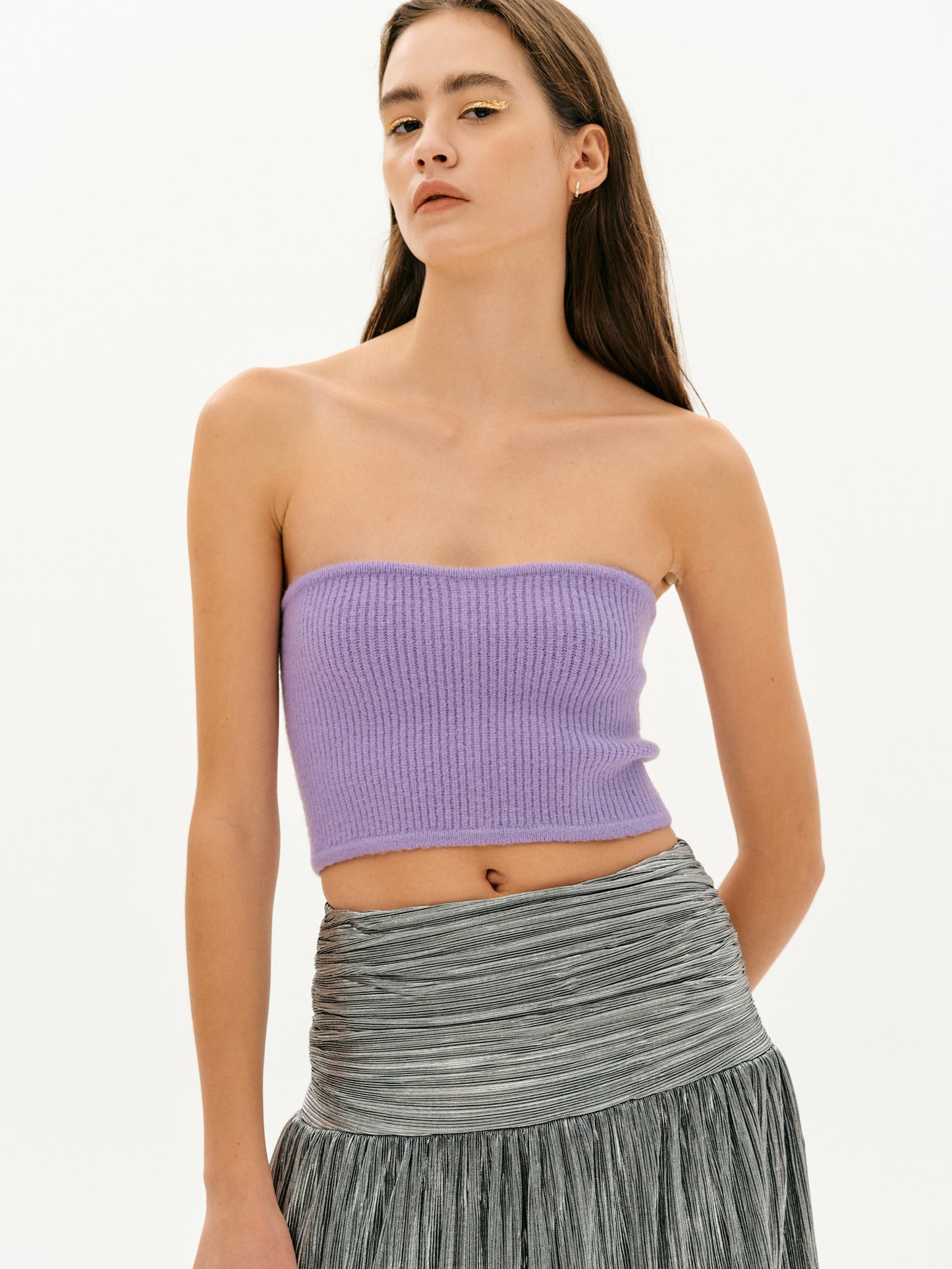 Bustier Rib Knit, Orchid