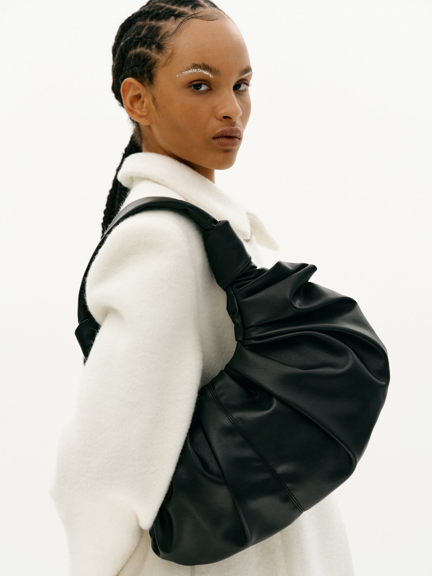 Croissant Tote Bag, Onyx