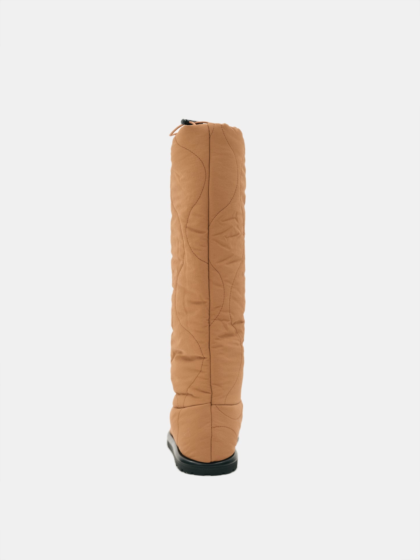 Quilted Puffer Boots, Cinnamon