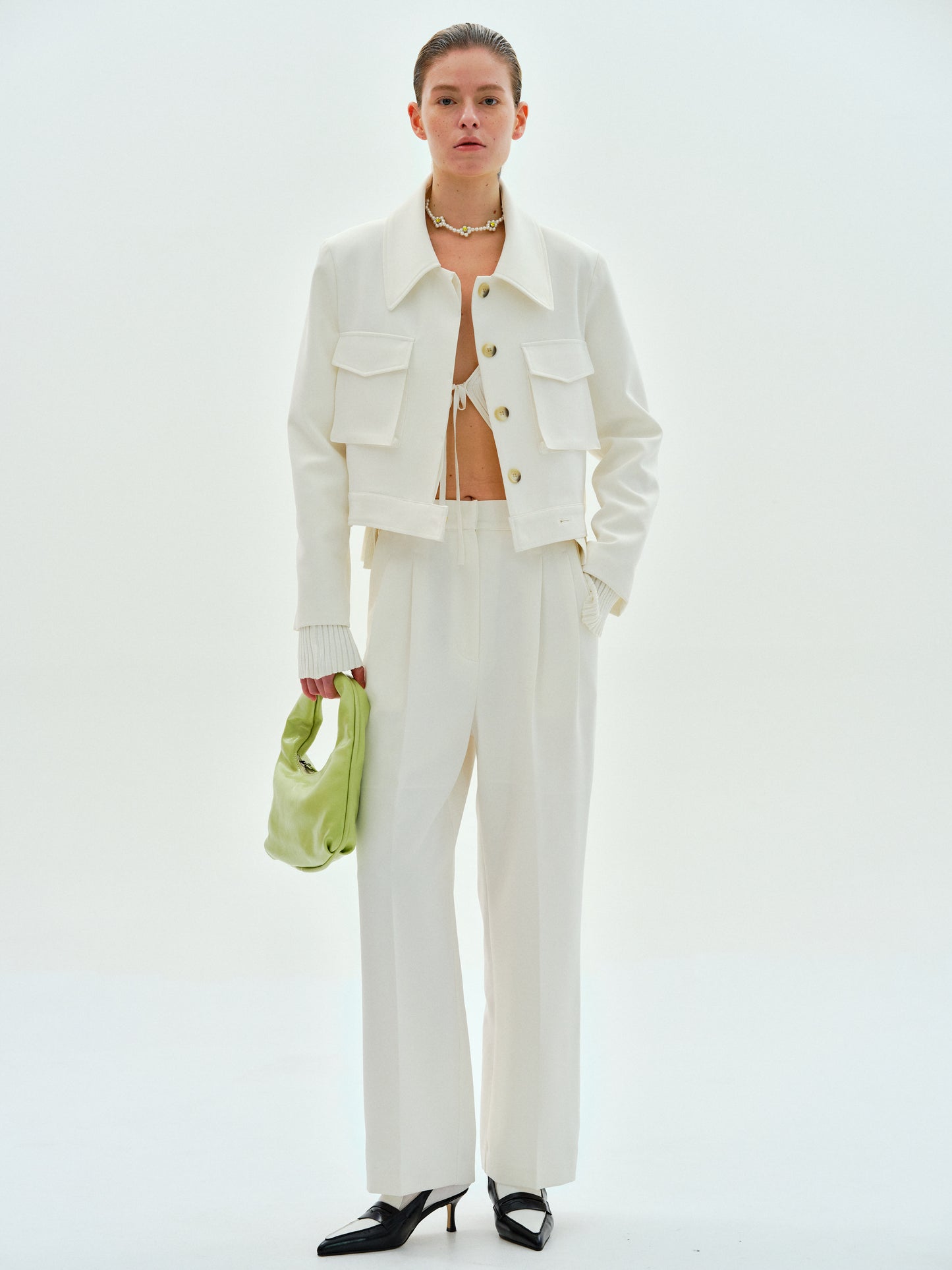 Tailoring Trousers, White