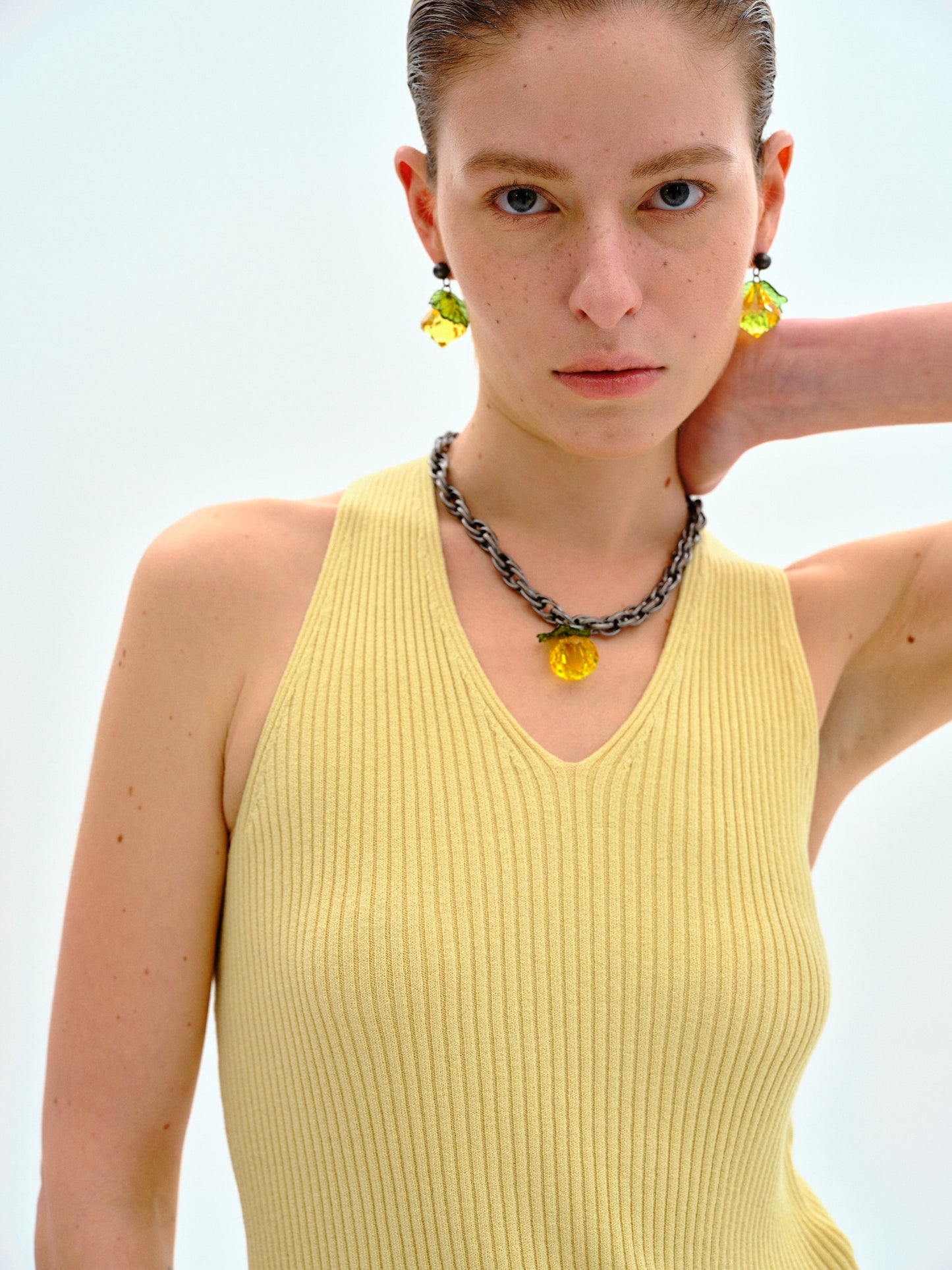 Fruit Chain Necklace, Lemon