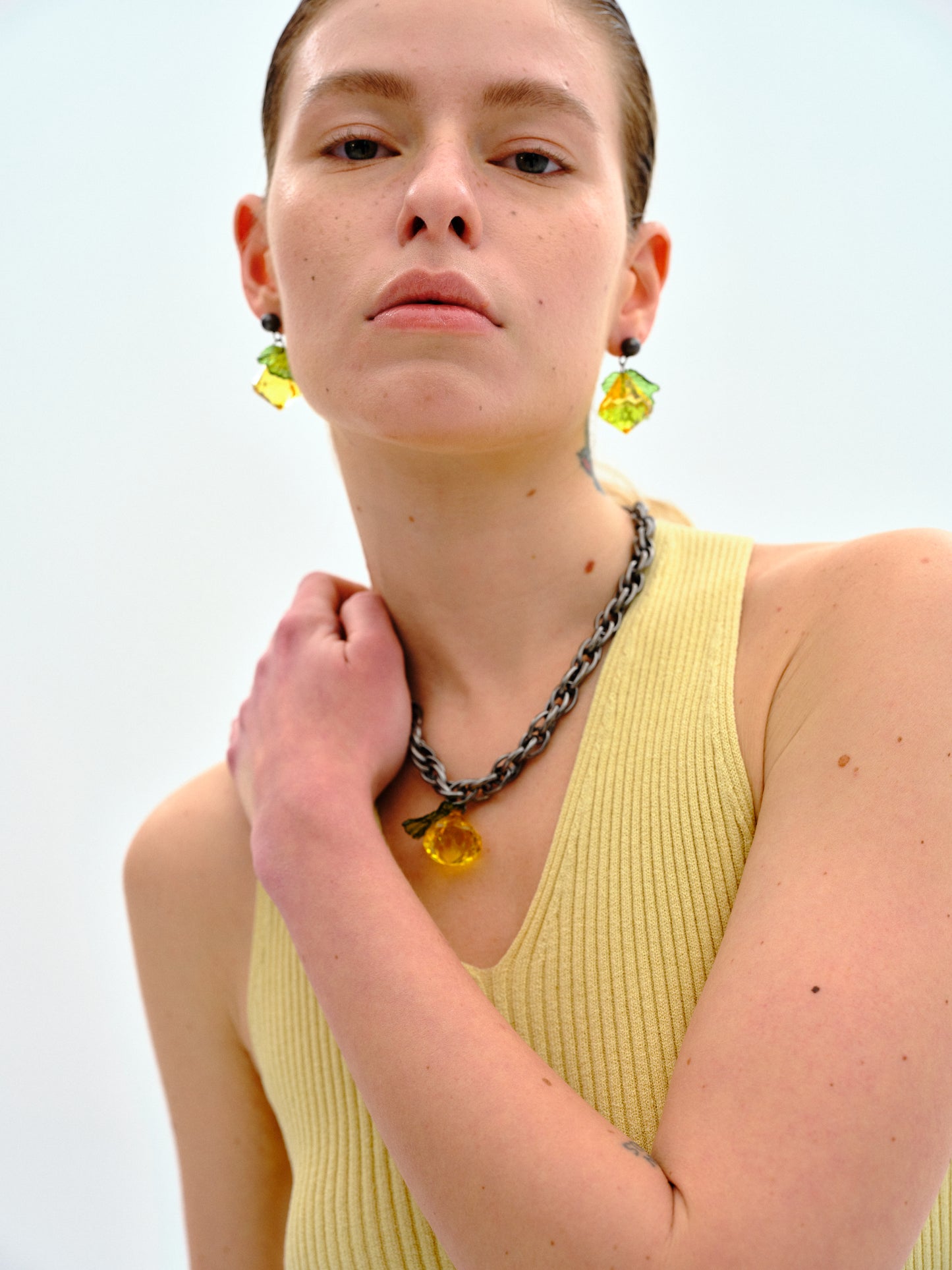 Fruit Chain Necklace, Lemon