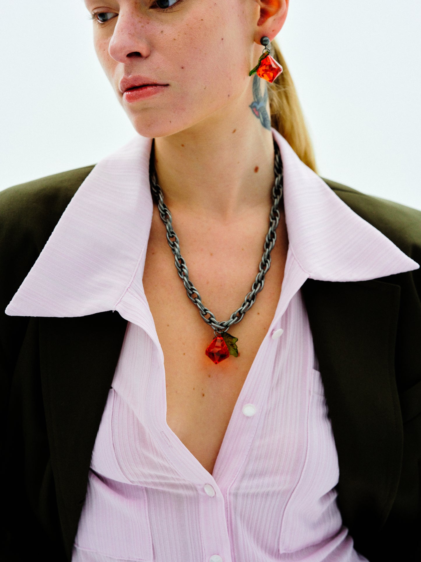 Fruit Chain Necklace, Berry