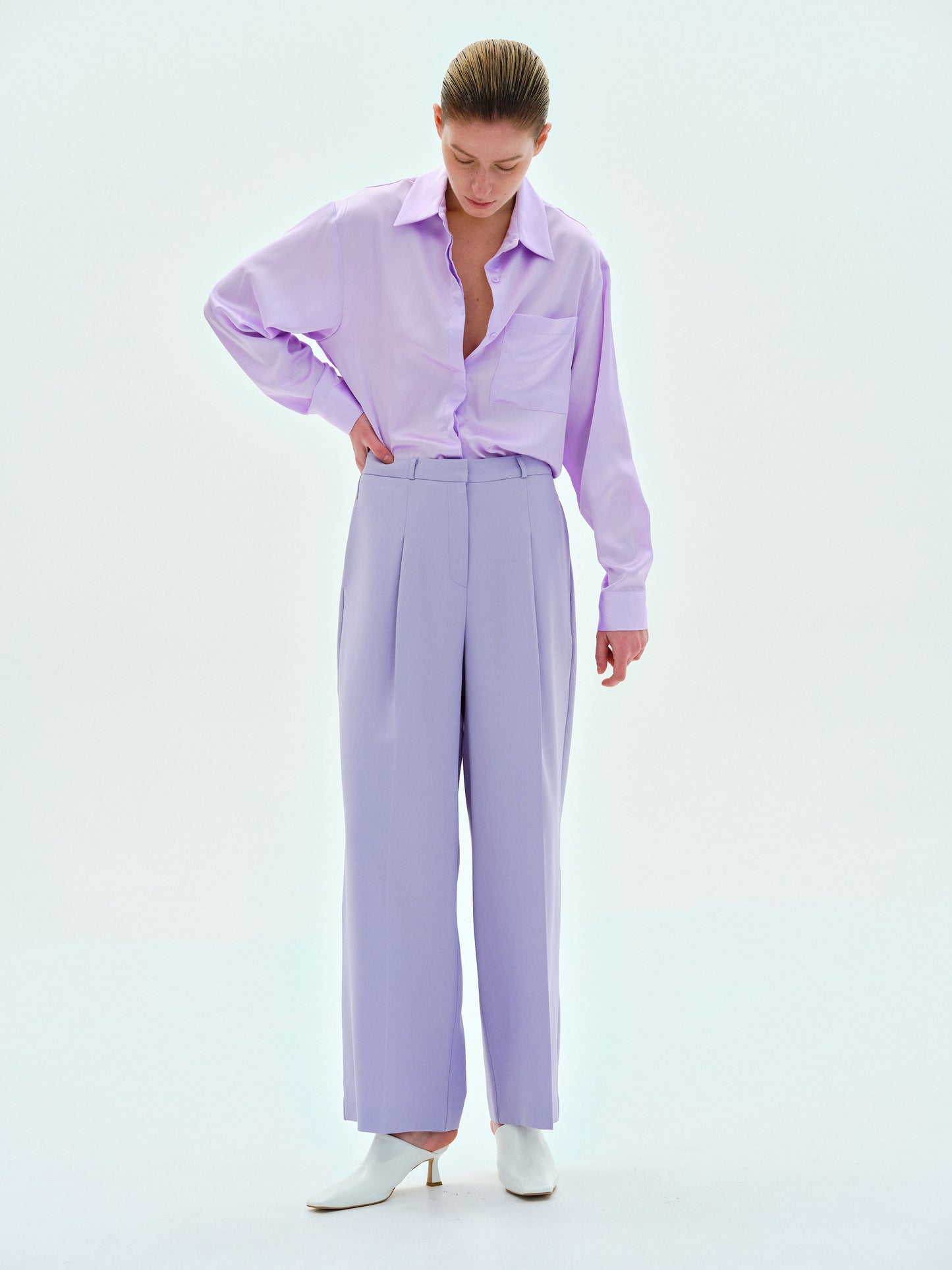 Relaxed Suit Trousers, Very Peri