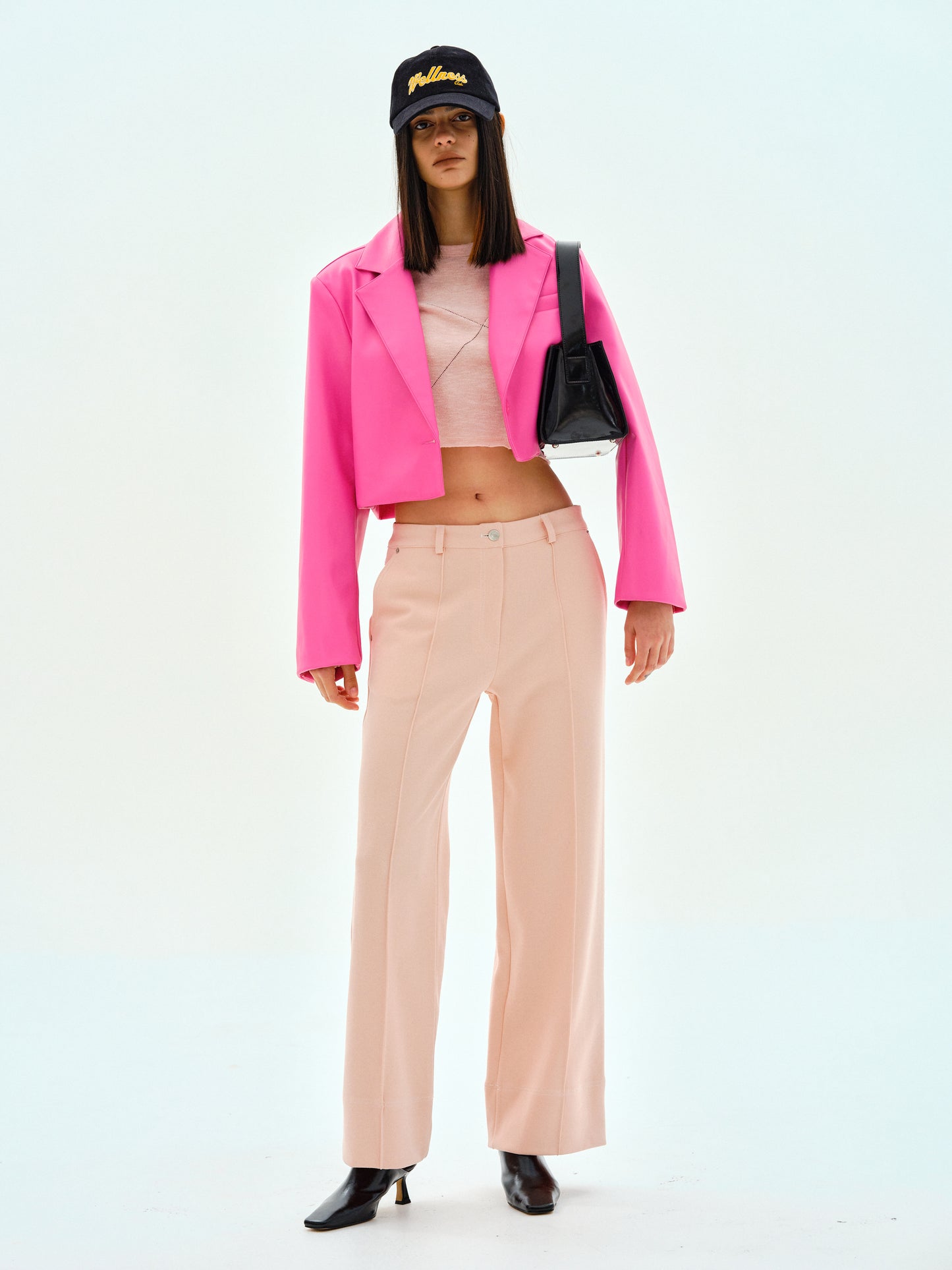 Casual Ponte Pants, Rose Milk