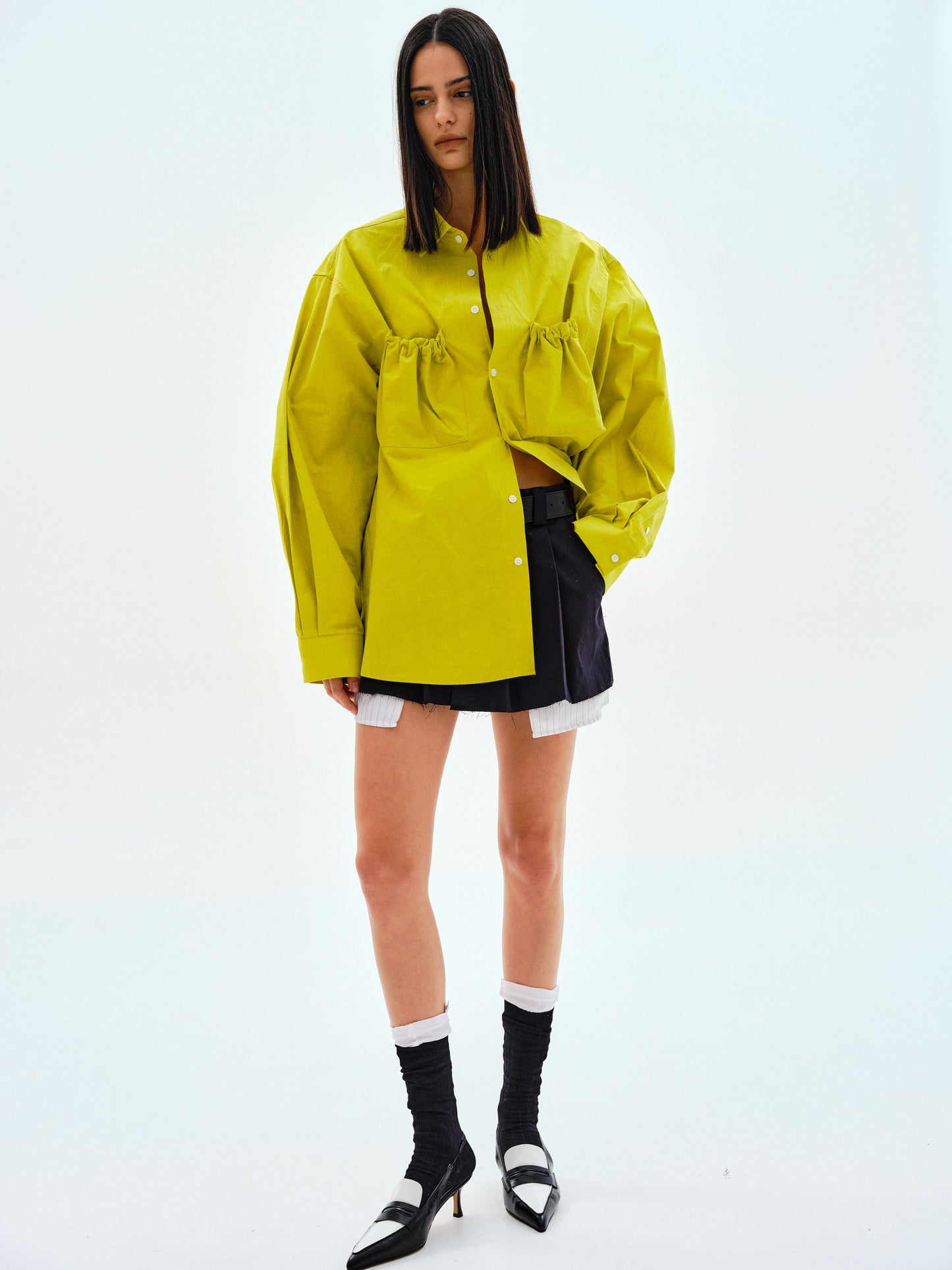 Oversized Pocket Shirt, Kiwi
