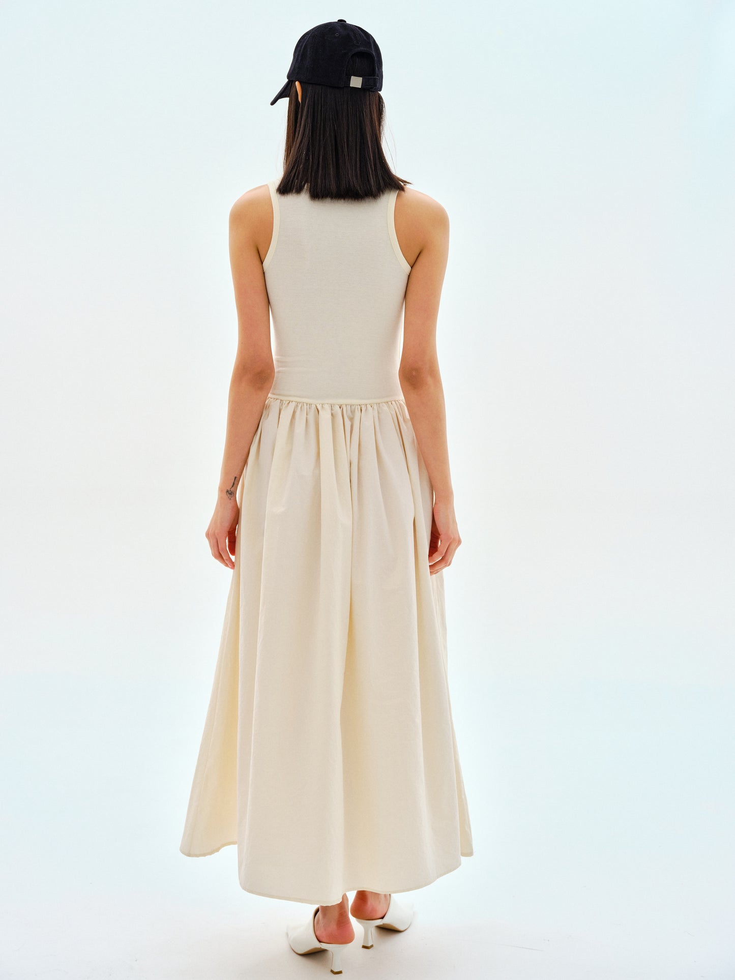 (Pre-order) Cotton Tank Dress, Tofu