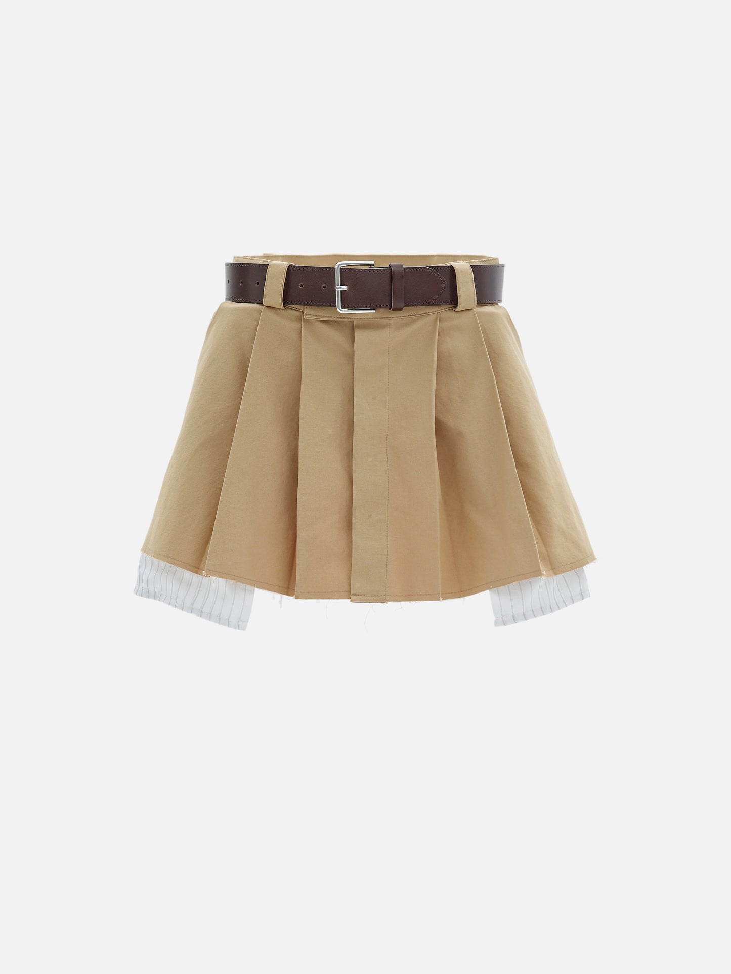 Layer Mini Skirt, Sandy Brown