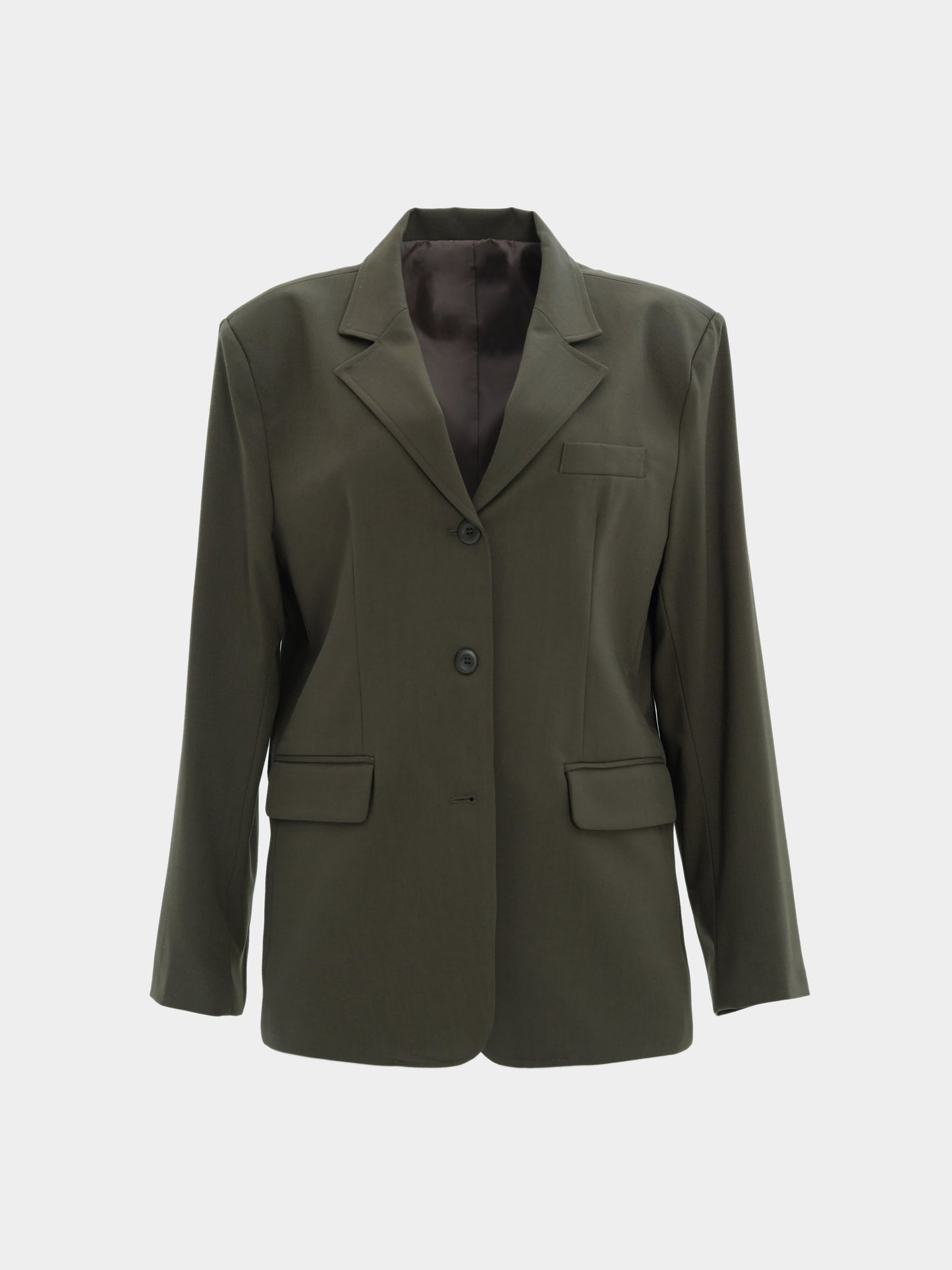 Single Breasted Boy Blazer, Seaweed