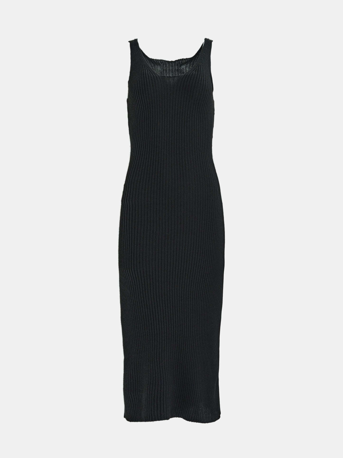 Two-Piece Knit Dress Set, Black