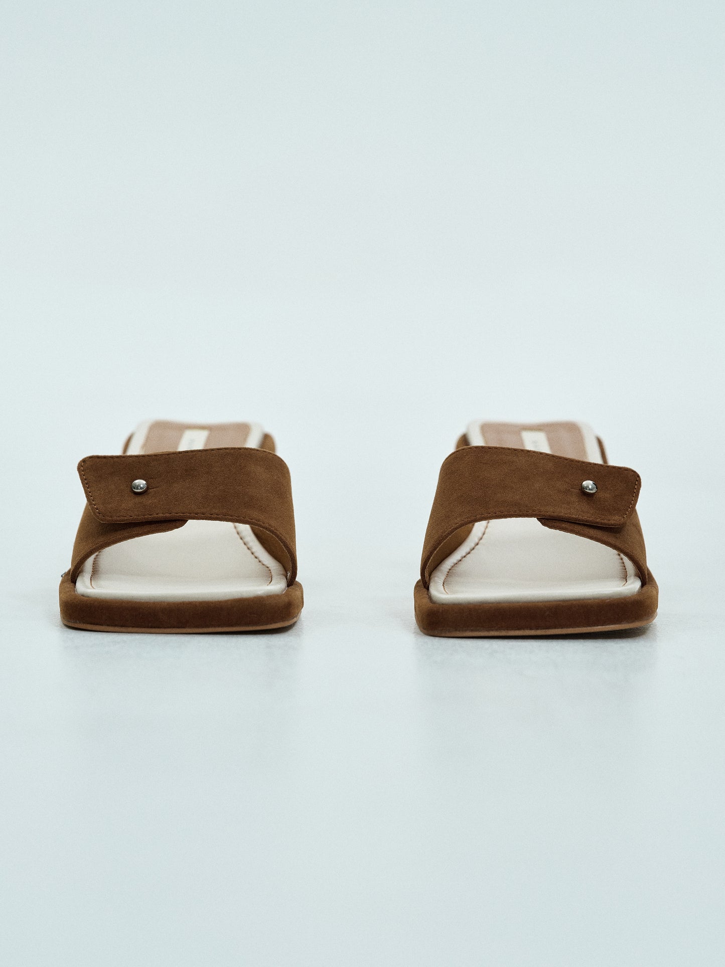 Post-Stud Block Mules, Coffee Brown