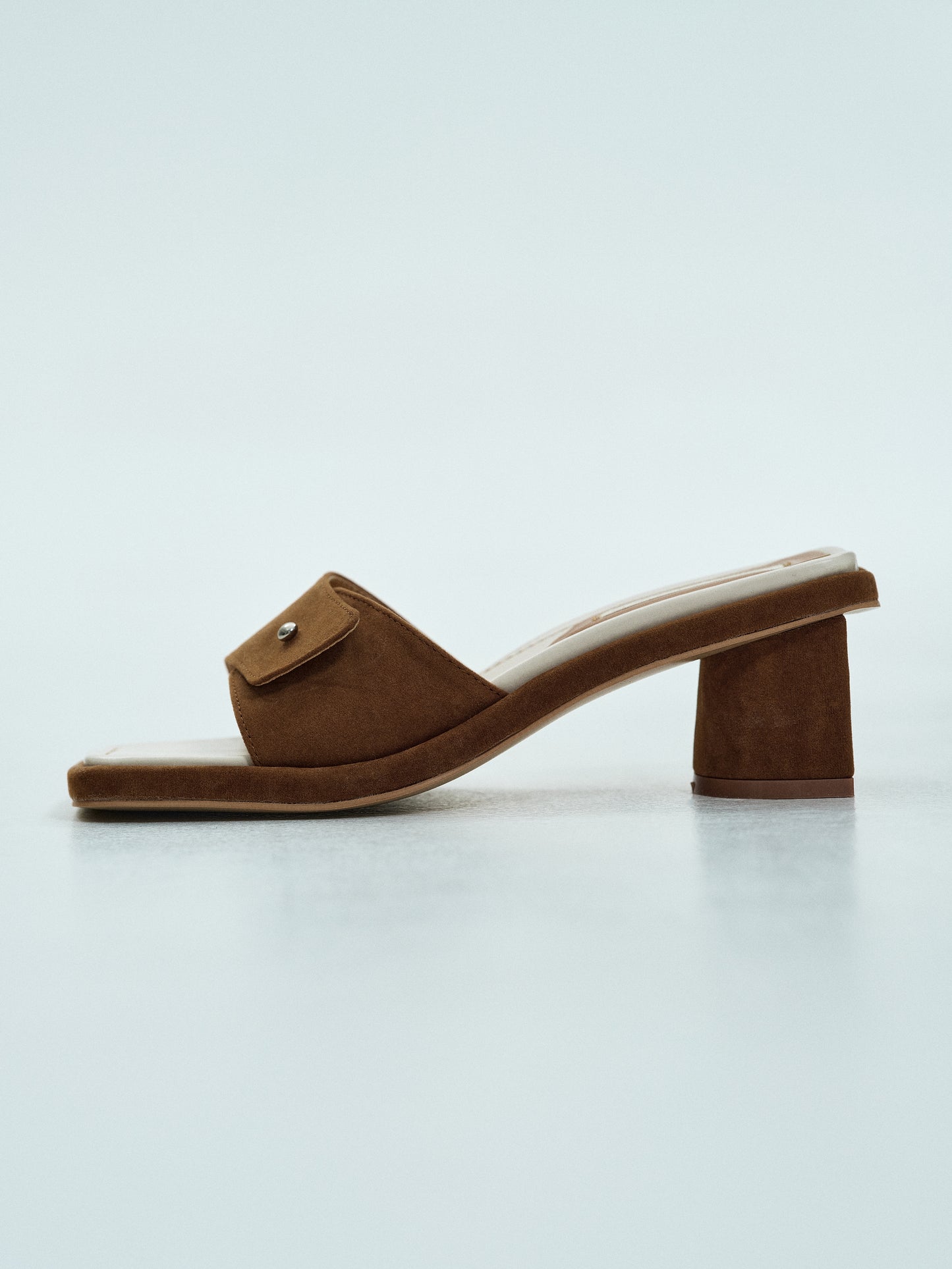 Post-Stud Block Mules, Coffee Brown