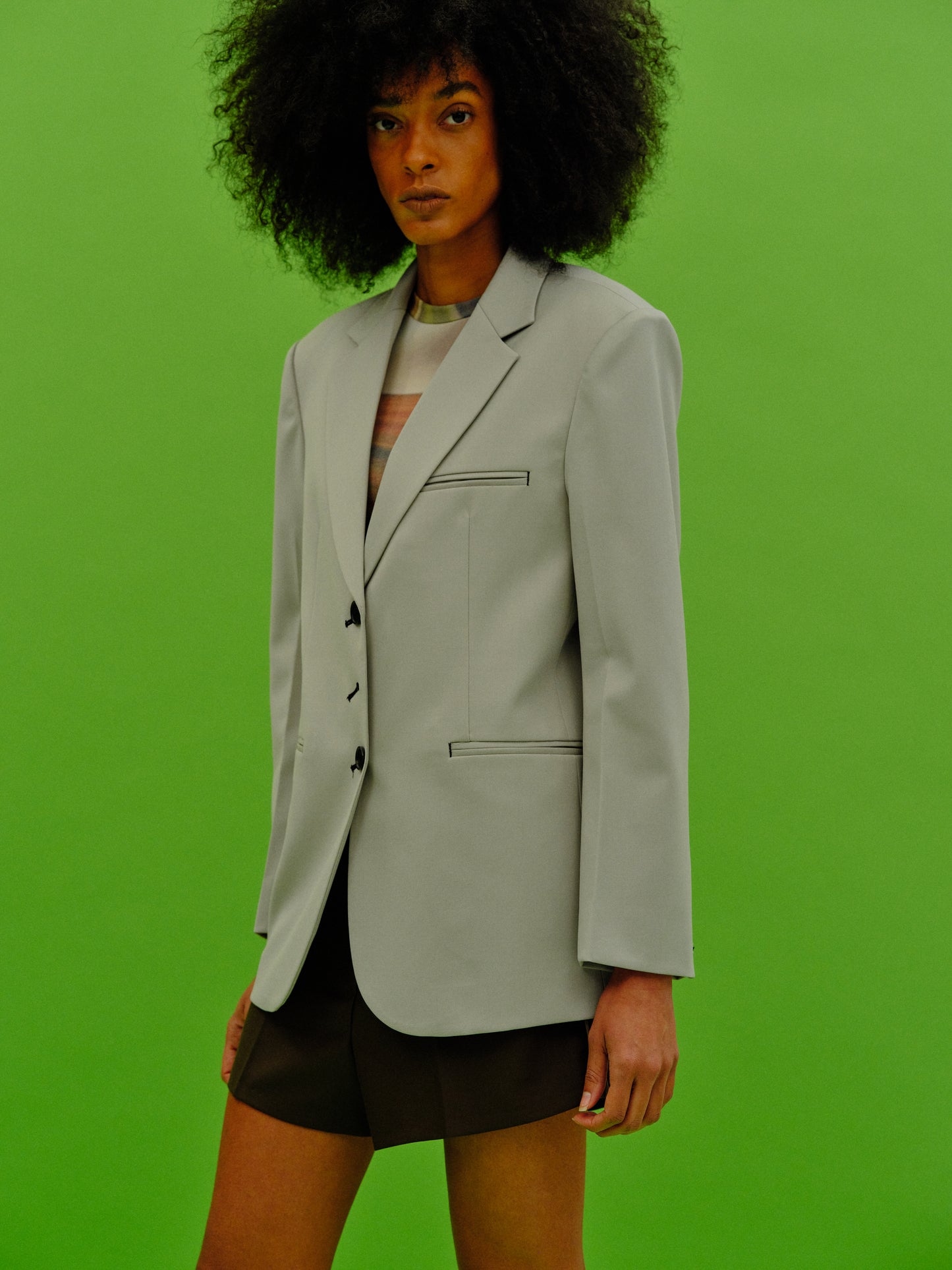 Slim Suit Blazer, Laurel Green