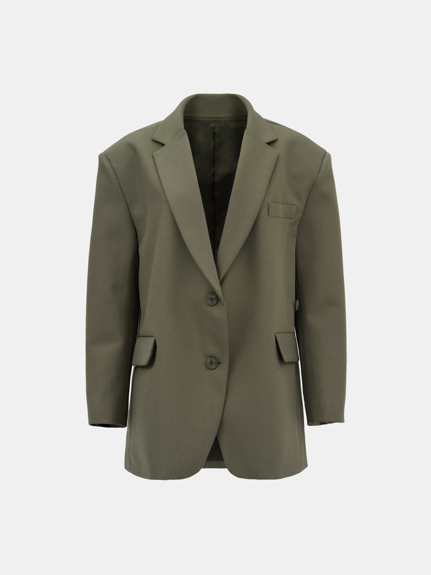 Boxy Cross-Over Blazer, Kalamata