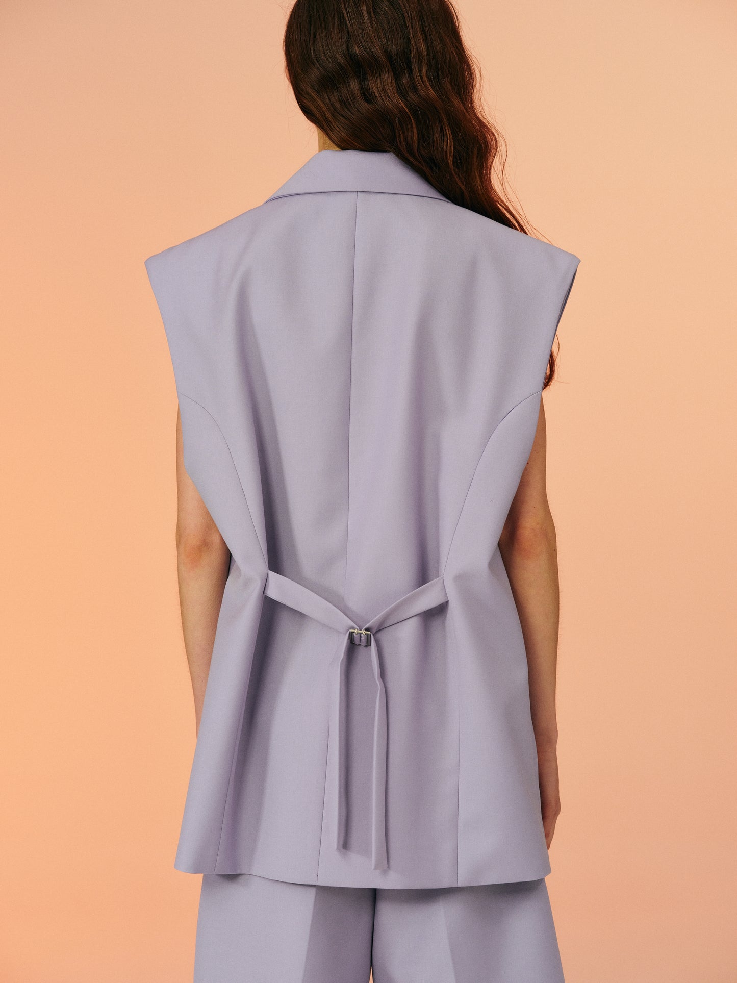 Boxy Tailored Vest, Very Peri