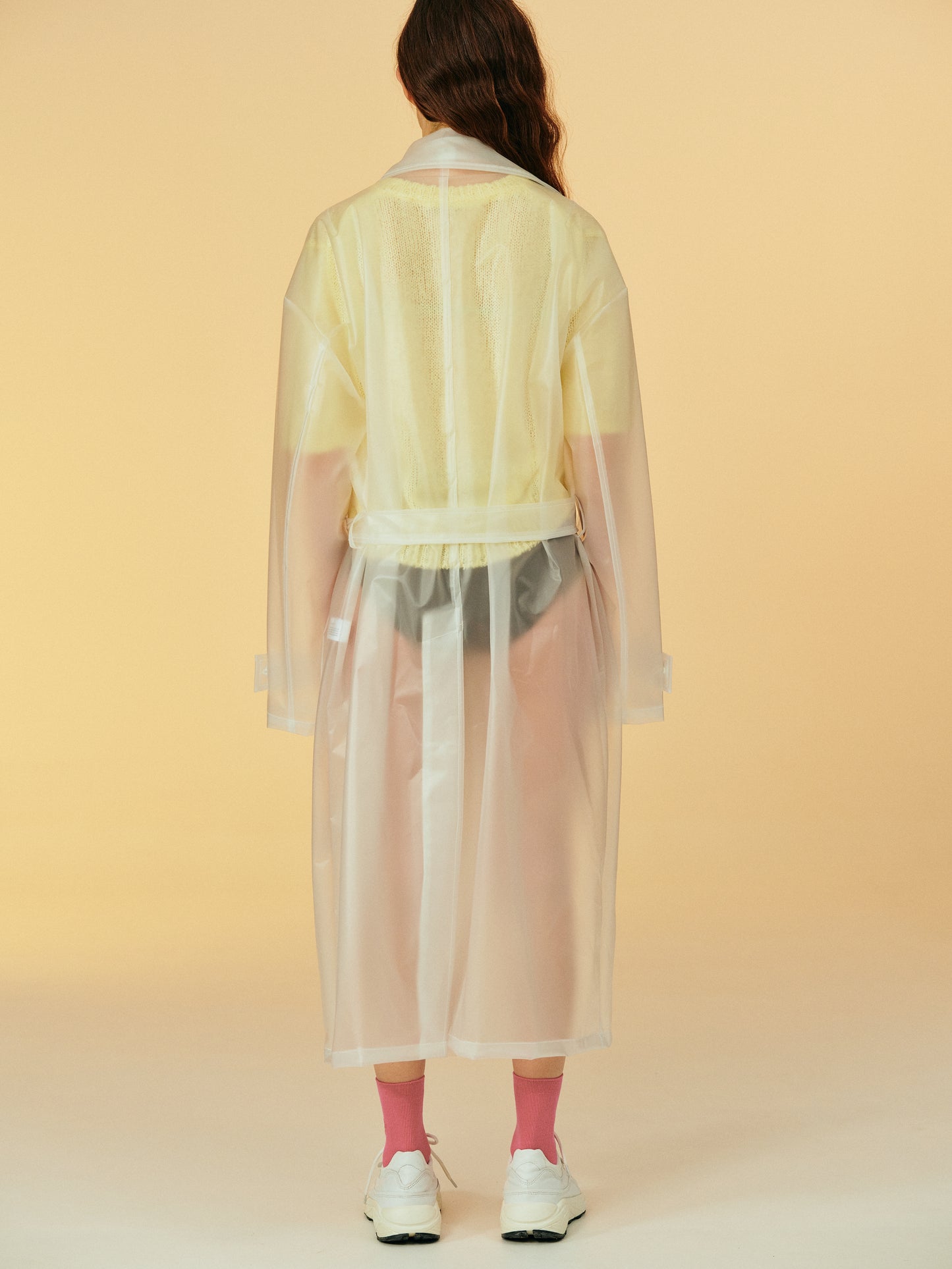 Transparent Rain Coat, Clear