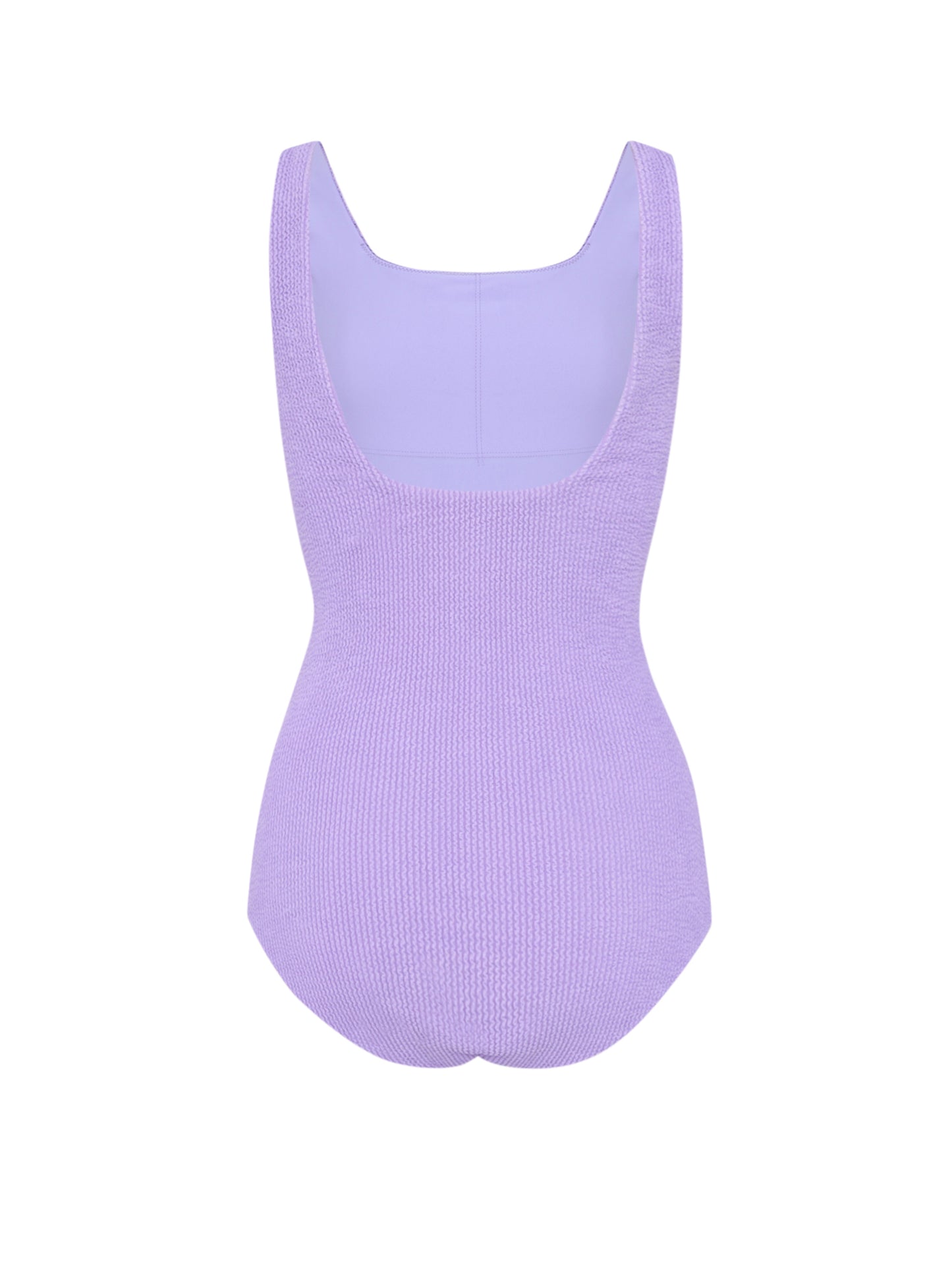 Crinkle One-Piece Swimsuit, Lavender