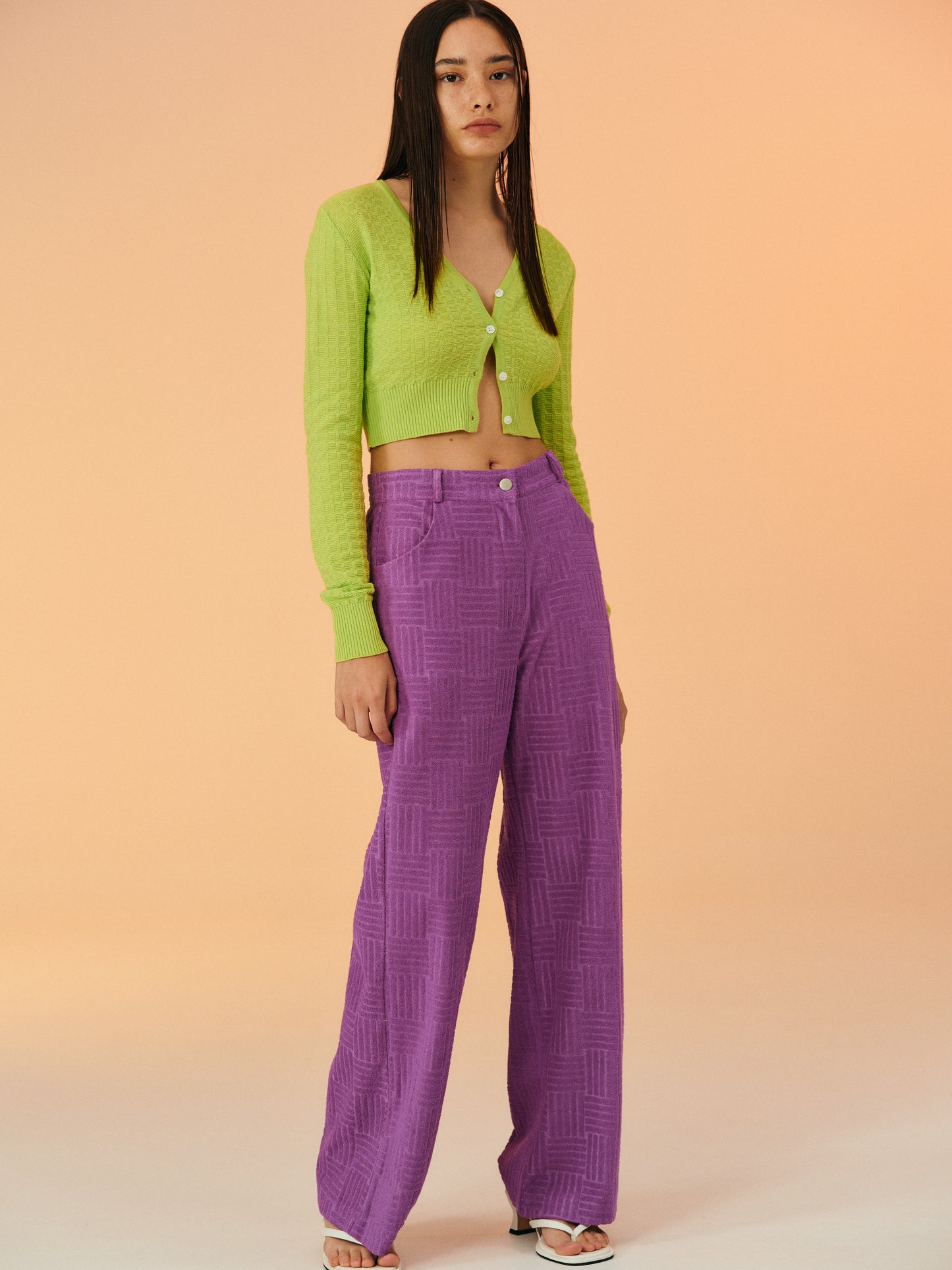 Toweling Trousers, Phacelia