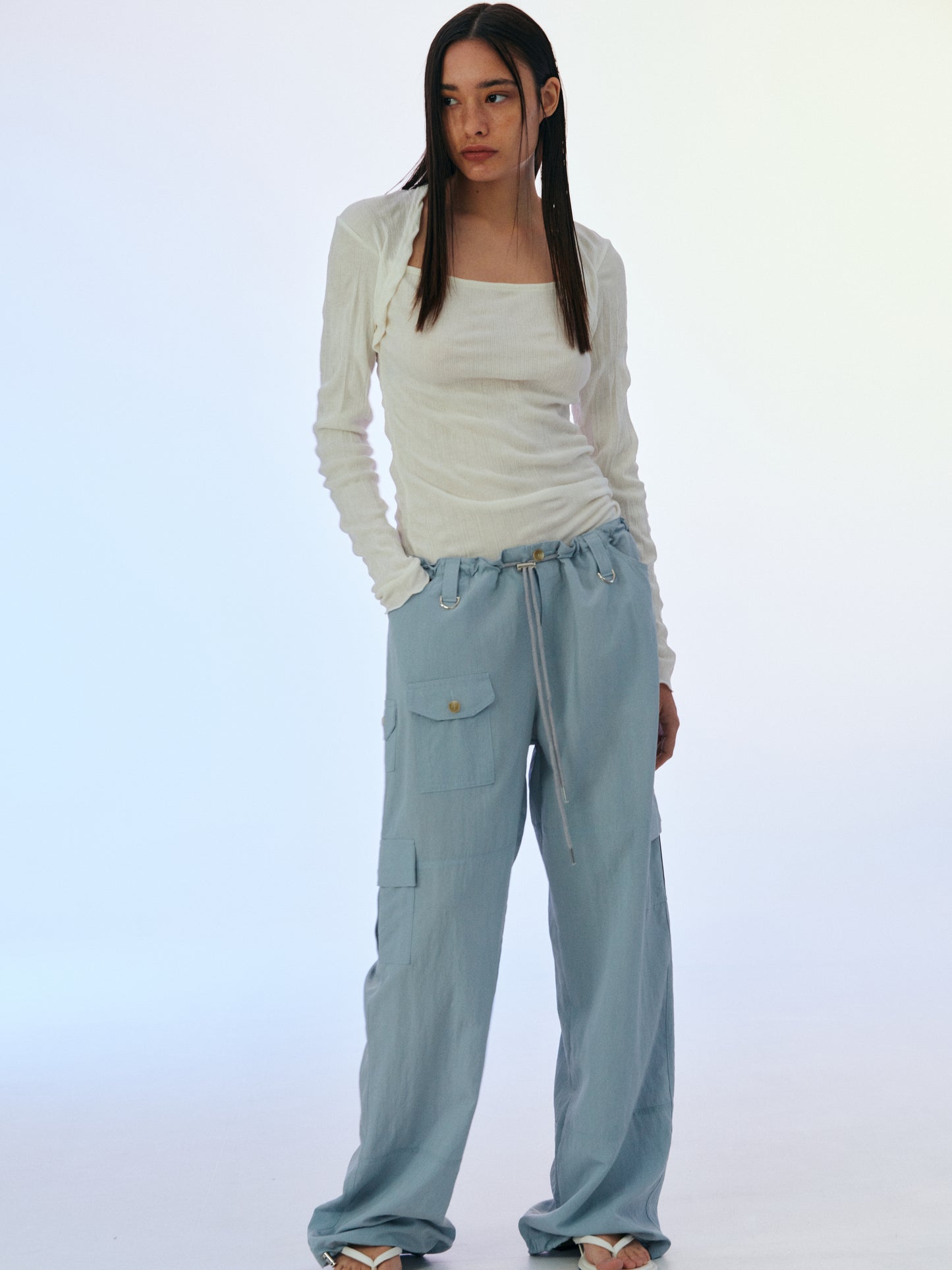 Parachute Cargo Trousers, Peppermint