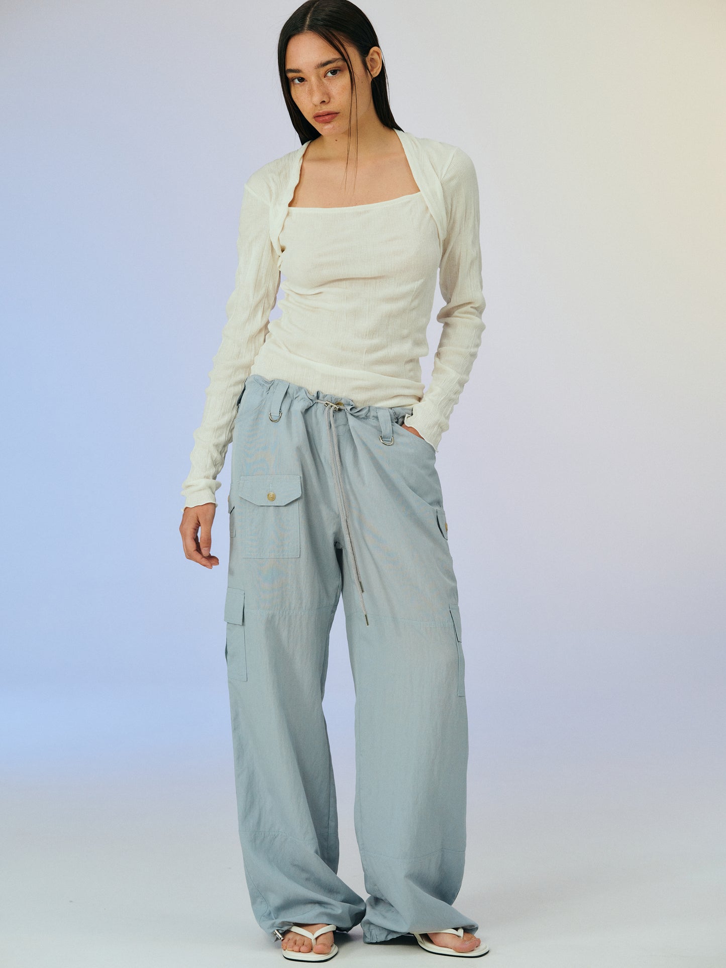 Parachute Cargo Trousers, Peppermint