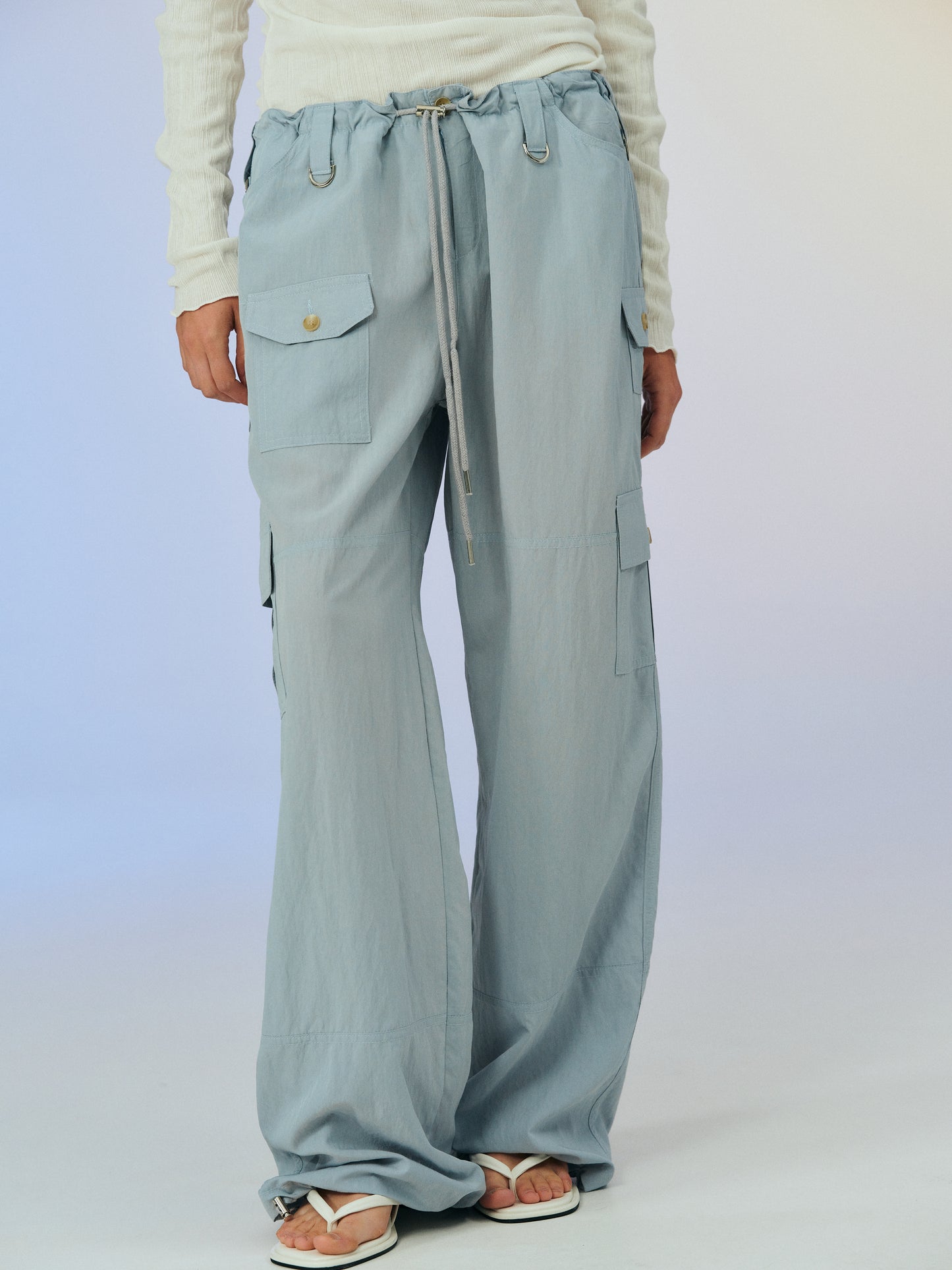 Parachute Cargo Trousers, Peppermint