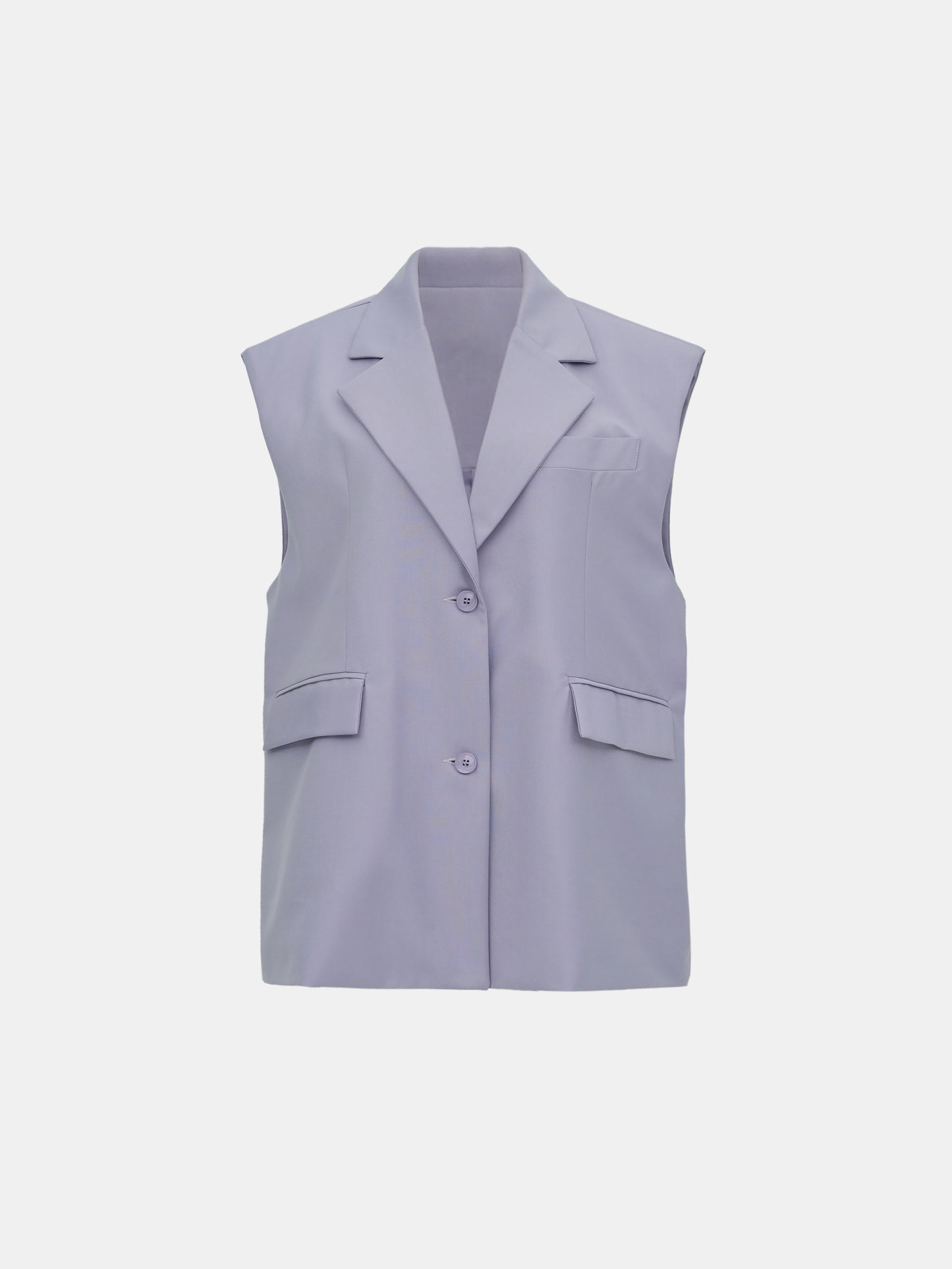 Boxy Tailored Vest, Very Peri