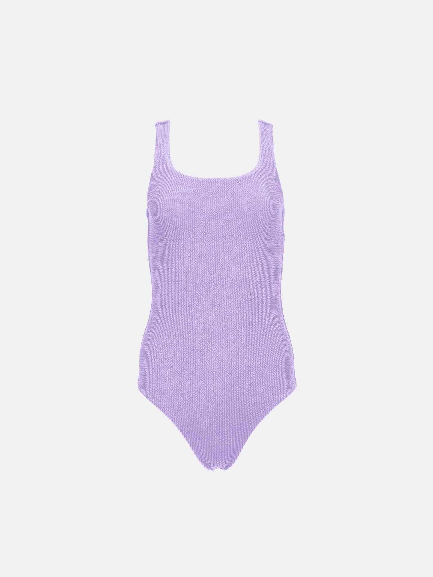 Crinkle One-Piece Swimsuit, Lavender
