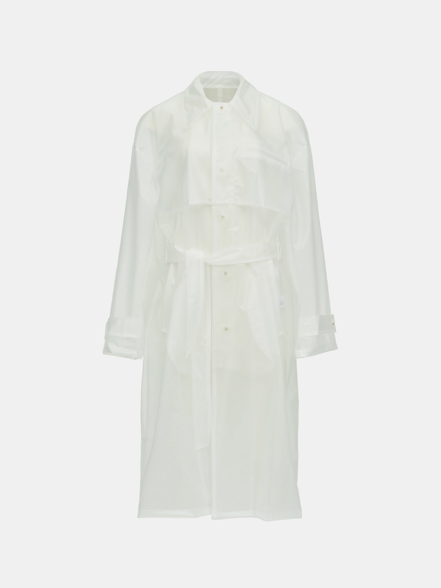 Transparent Rain Coat, Clear