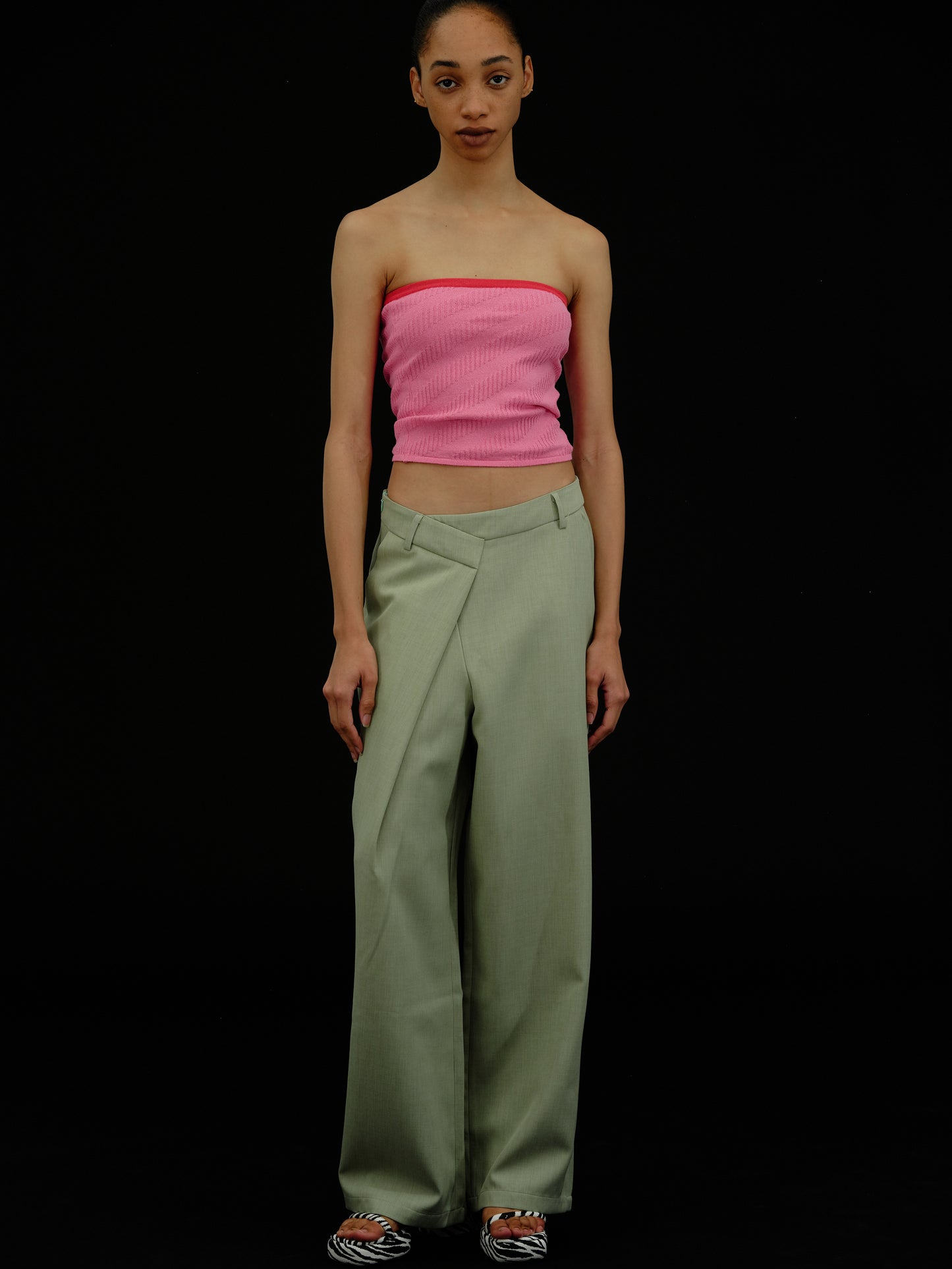 Strapless Tank Top, Hot Pink